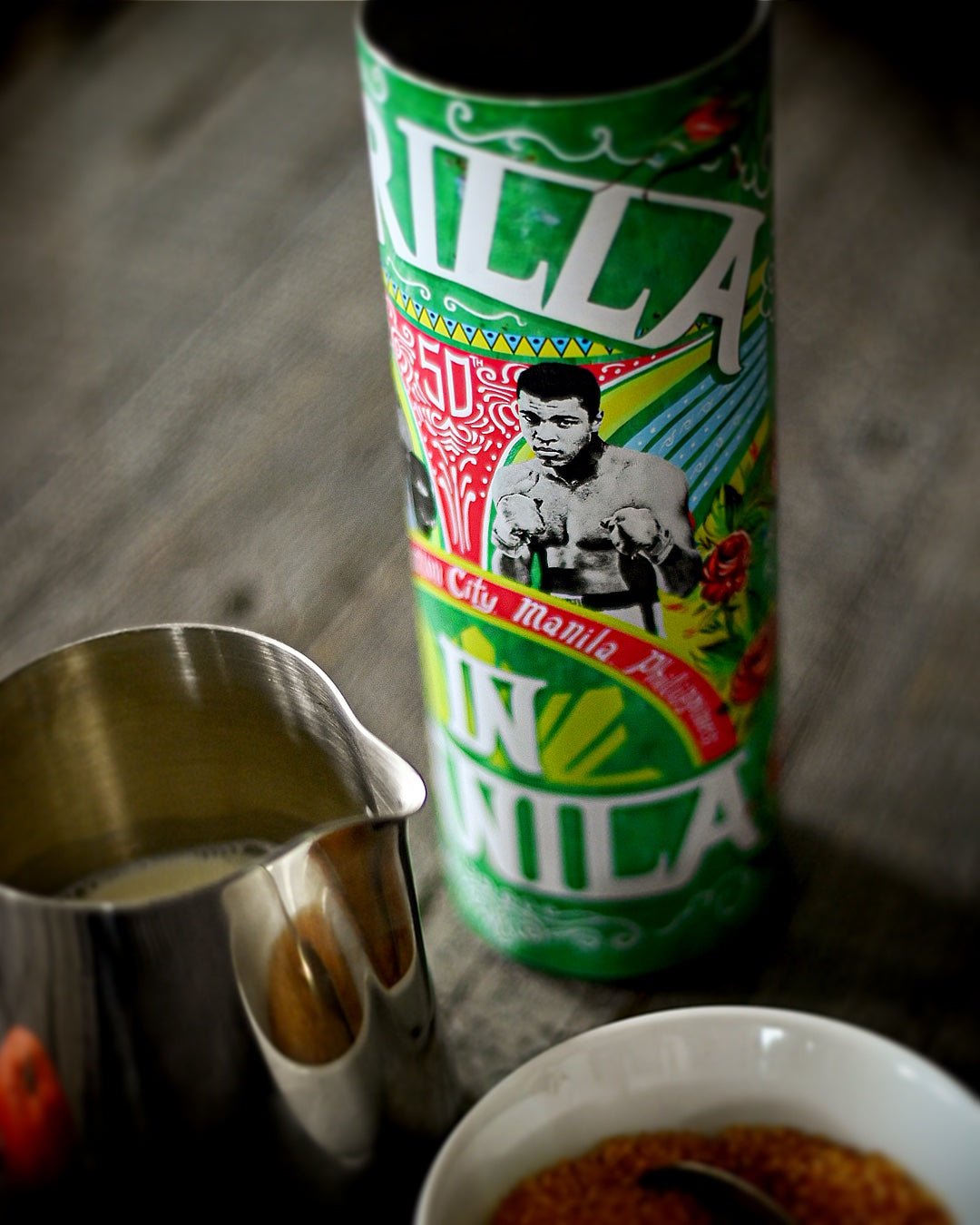 Thrilla in Manila 50th Anniversary Green Tumbler - Roots of Fight Canada