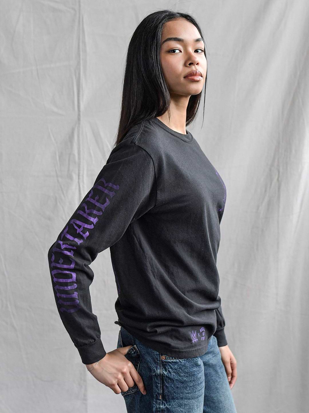 Undertaker Deadman Black Long Sleeve Tee - Roots of Fight Canada