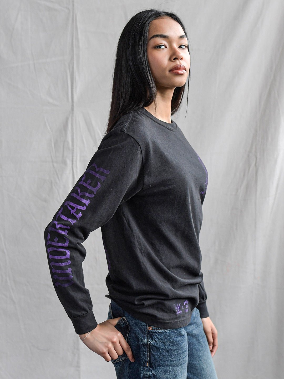 Undertaker Deadman Black Long Sleeve Tee - Roots of Fight Canada