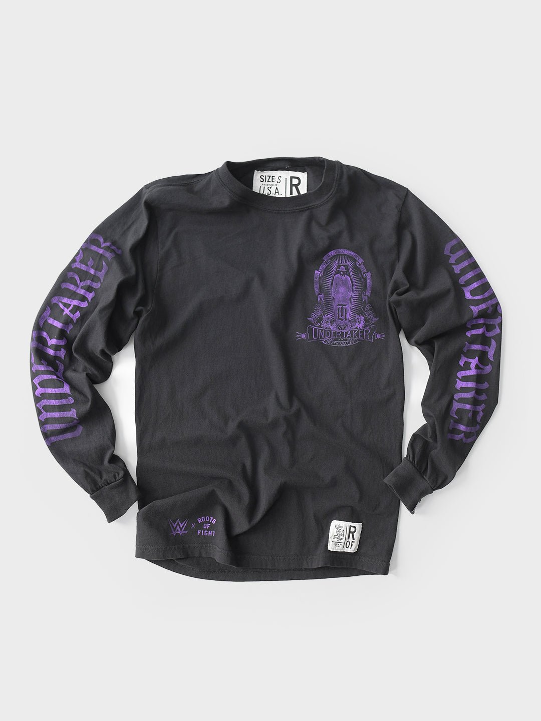 Undertaker Deadman Black Long Sleeve Tee - Roots of Fight Canada
