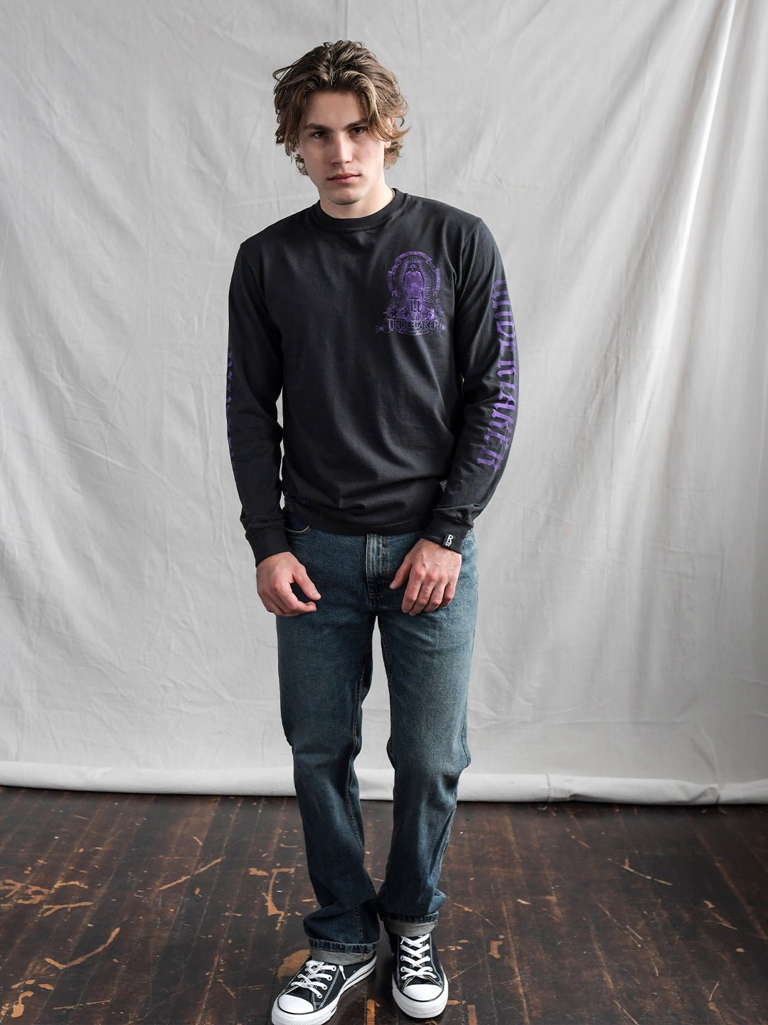 Undertaker Deadman Black Long Sleeve Tee - Roots of Fight Canada