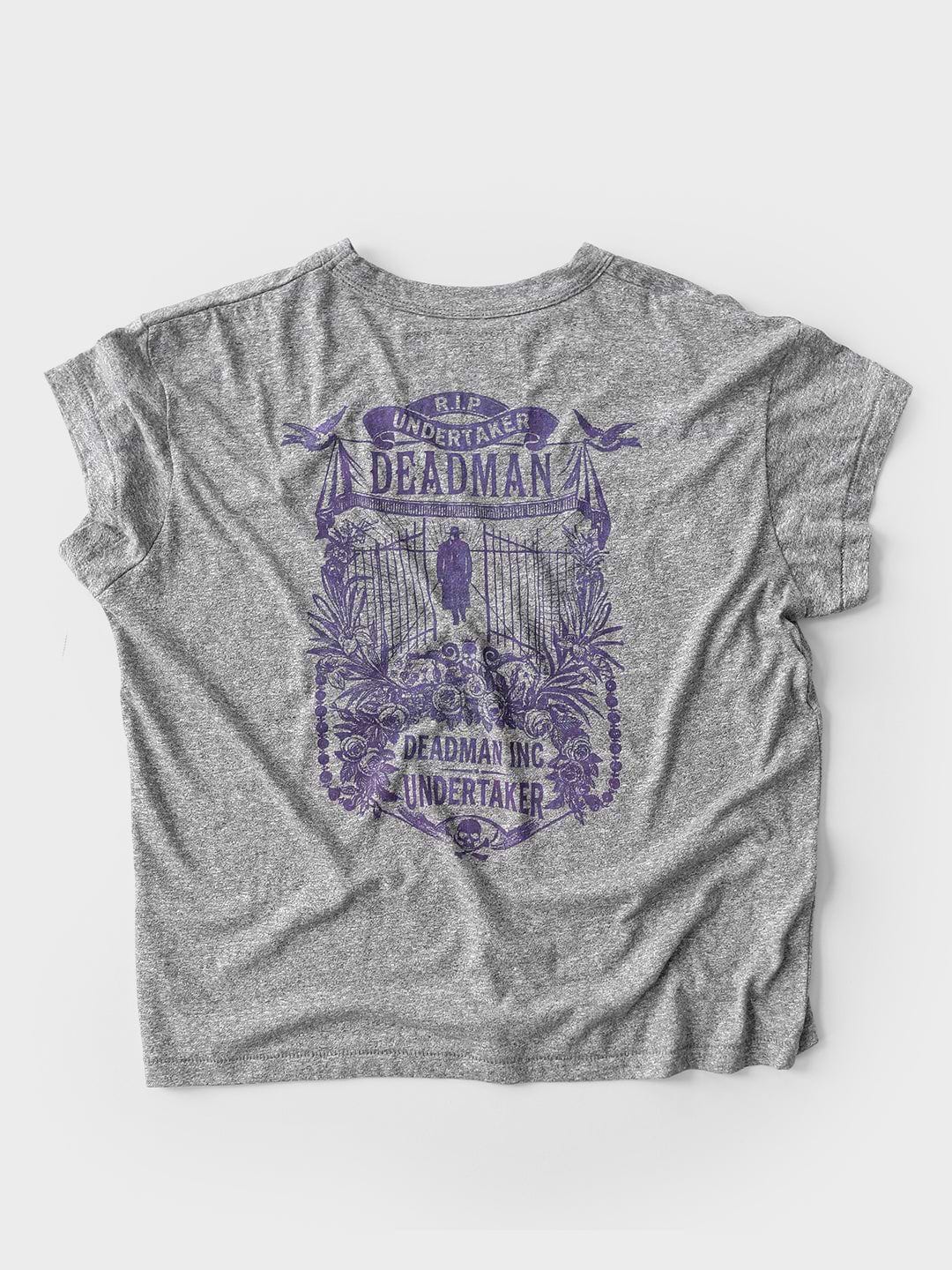 Undertaker Deadman Inc. Grey Women's Tee - Roots of Fight Canada