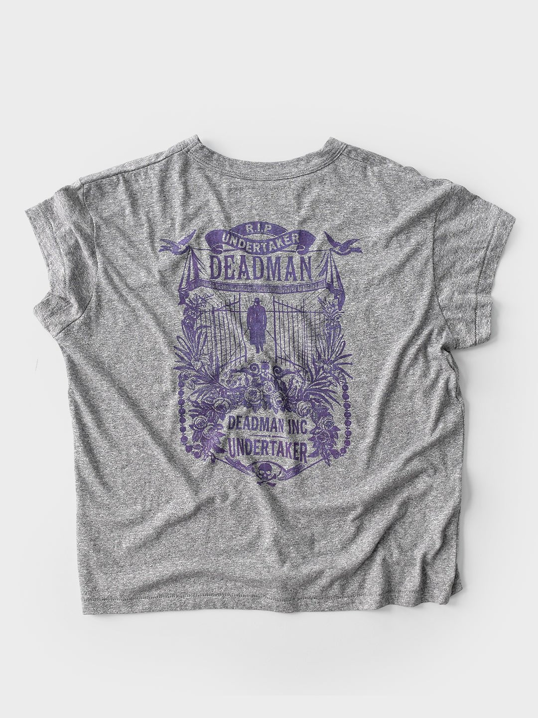 Undertaker Deadman Inc. Grey Women's Tee - Roots of Fight Canada