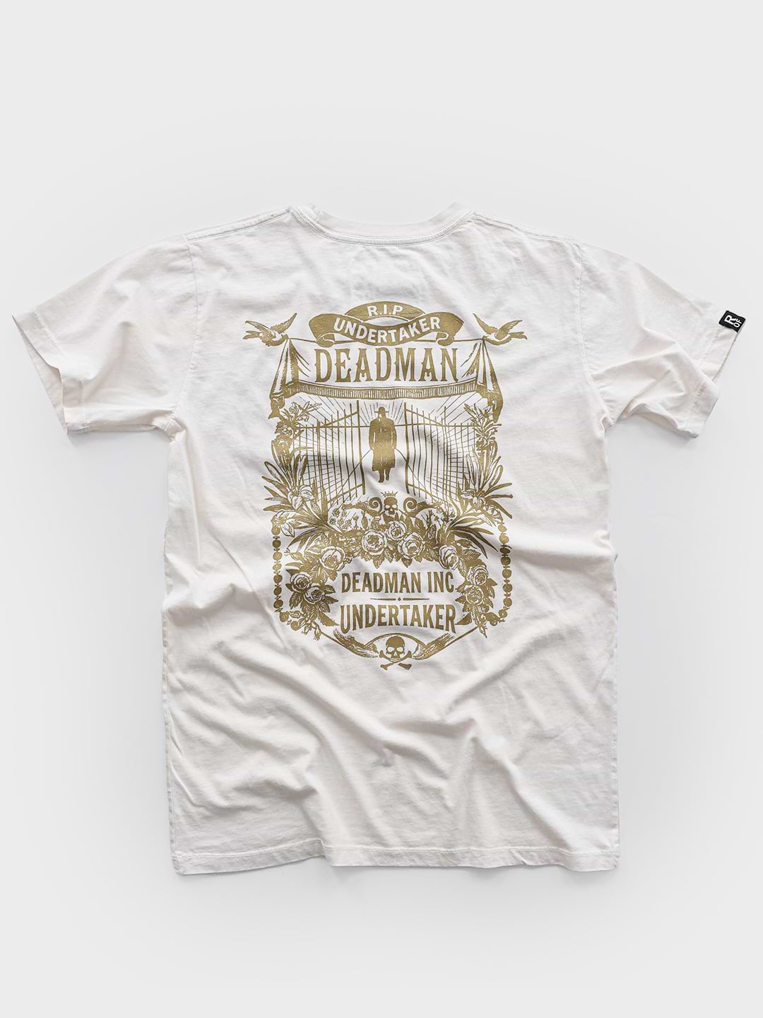 Undertaker Deadman Inc. White Tee - Roots of Fight Canada