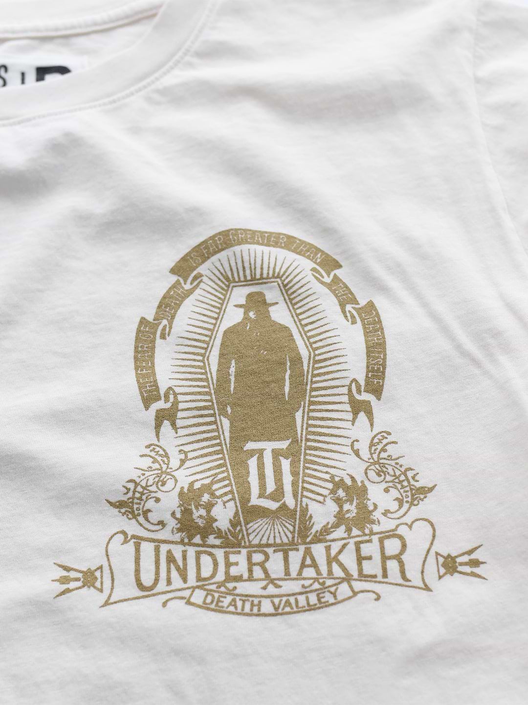 Undertaker Deadman Inc. White Tee - Roots of Fight Canada