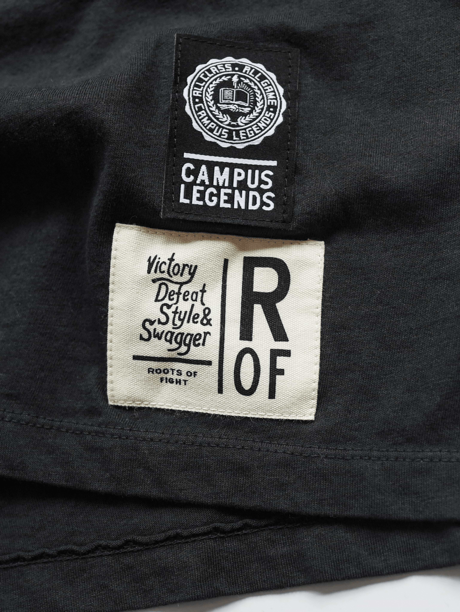 UT - Earl Campbell The Tyler Rose Black Tee - Roots of Fight Canada
