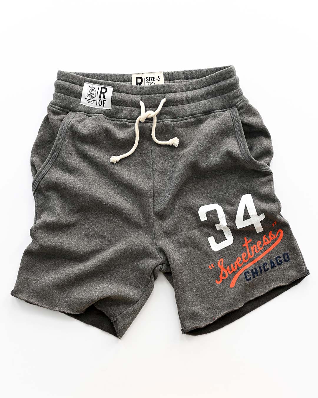 Walter Payton Sweetness #34 Grey Shorts - Roots of Fight Canada