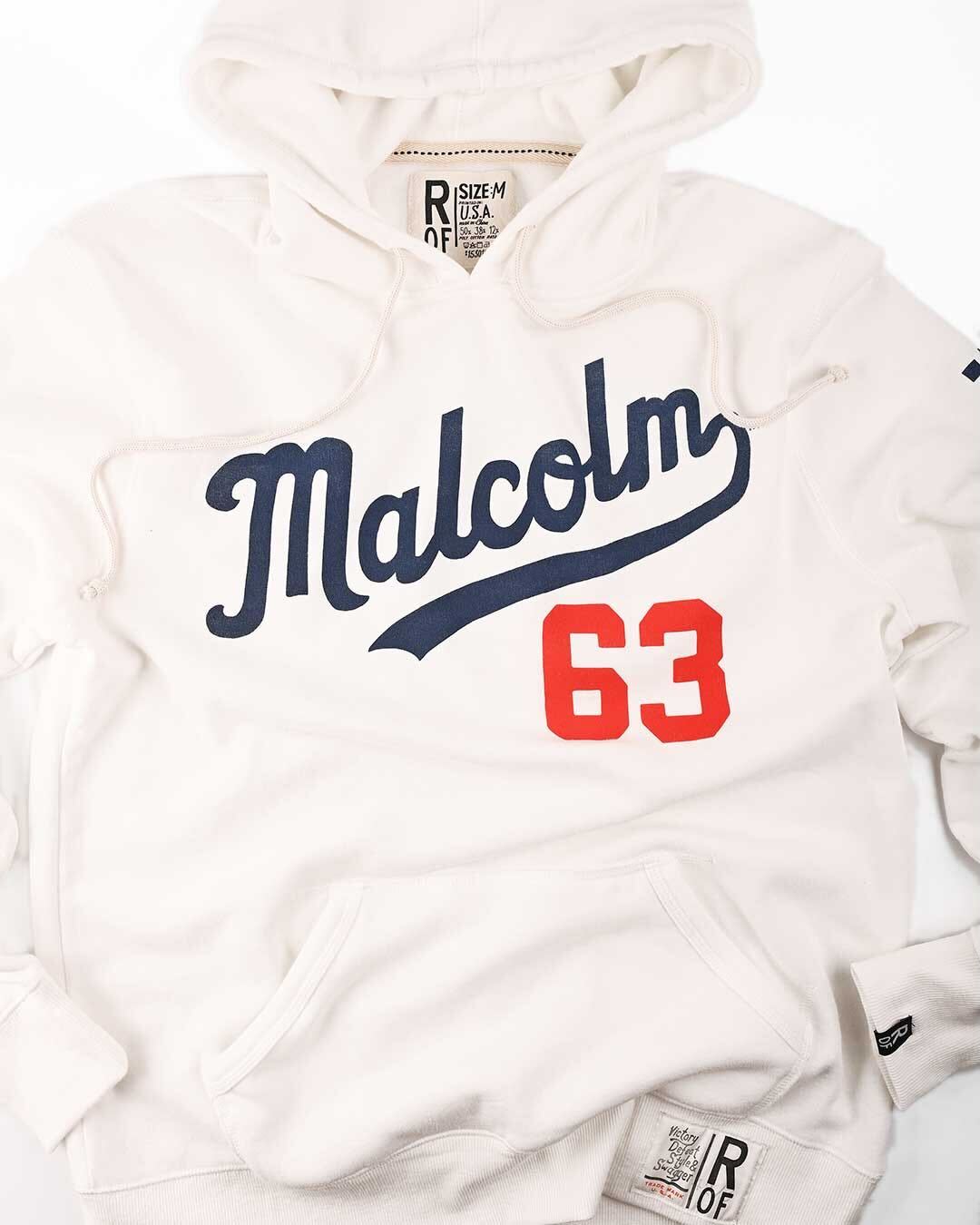Malcolm X '63 Ivory Hoody - Roots of Fight Canada
