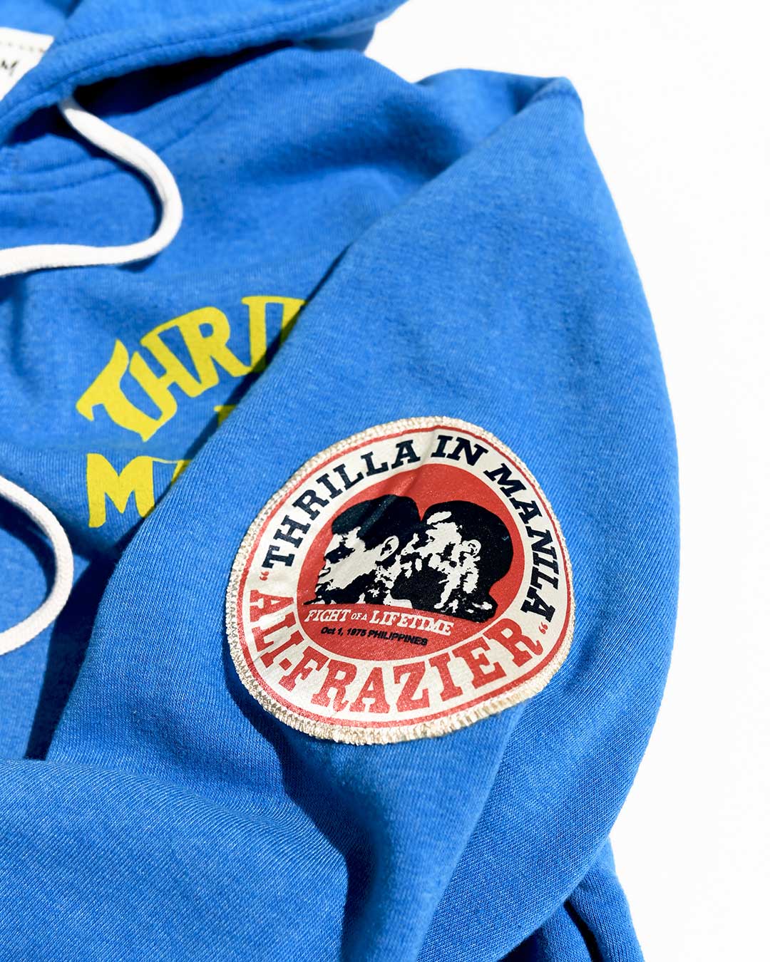 Thrilla in Manila Blue PO Hoody - Roots of Fight Canada