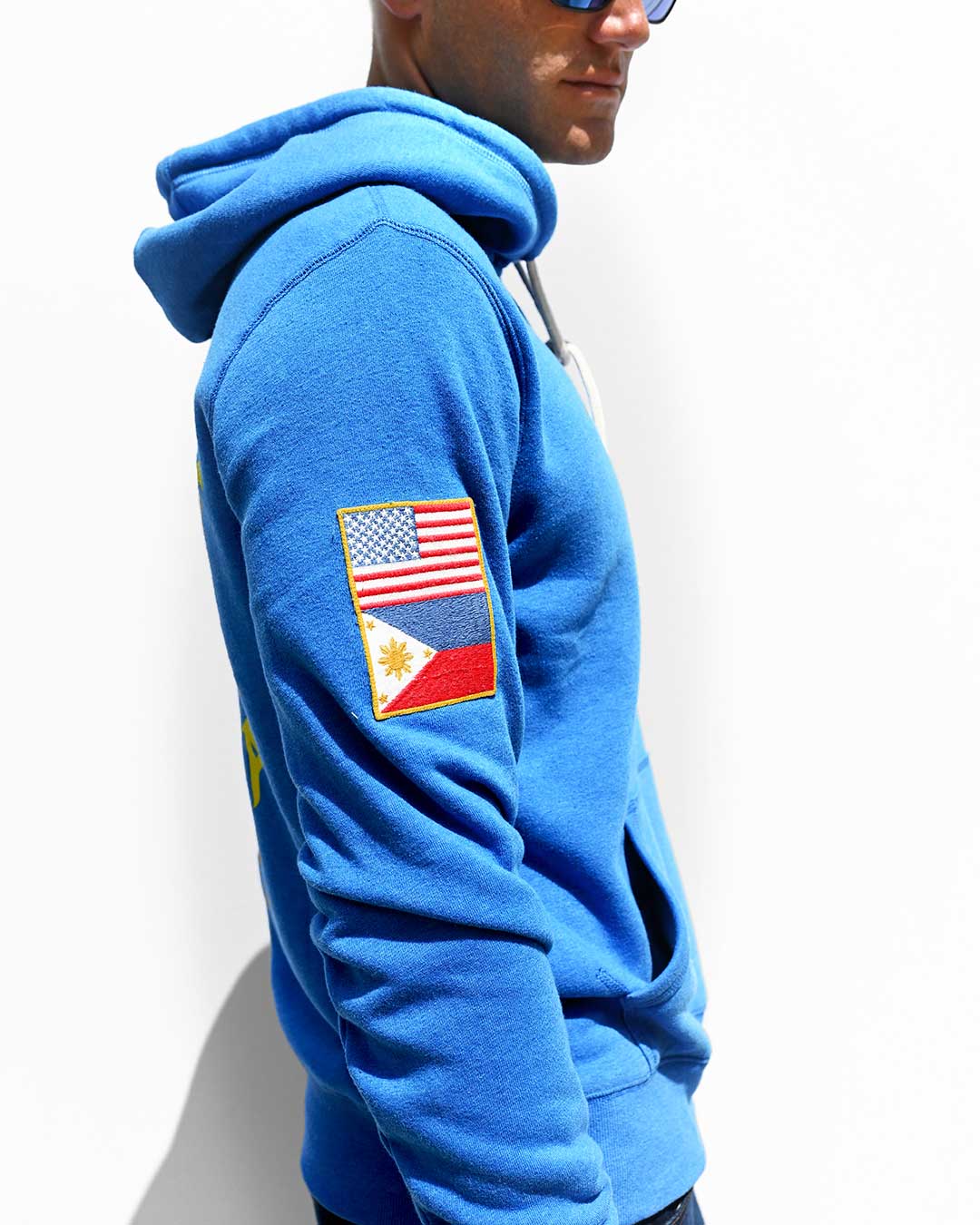Thrilla in Manila Blue PO Hoody - Roots of Fight Canada