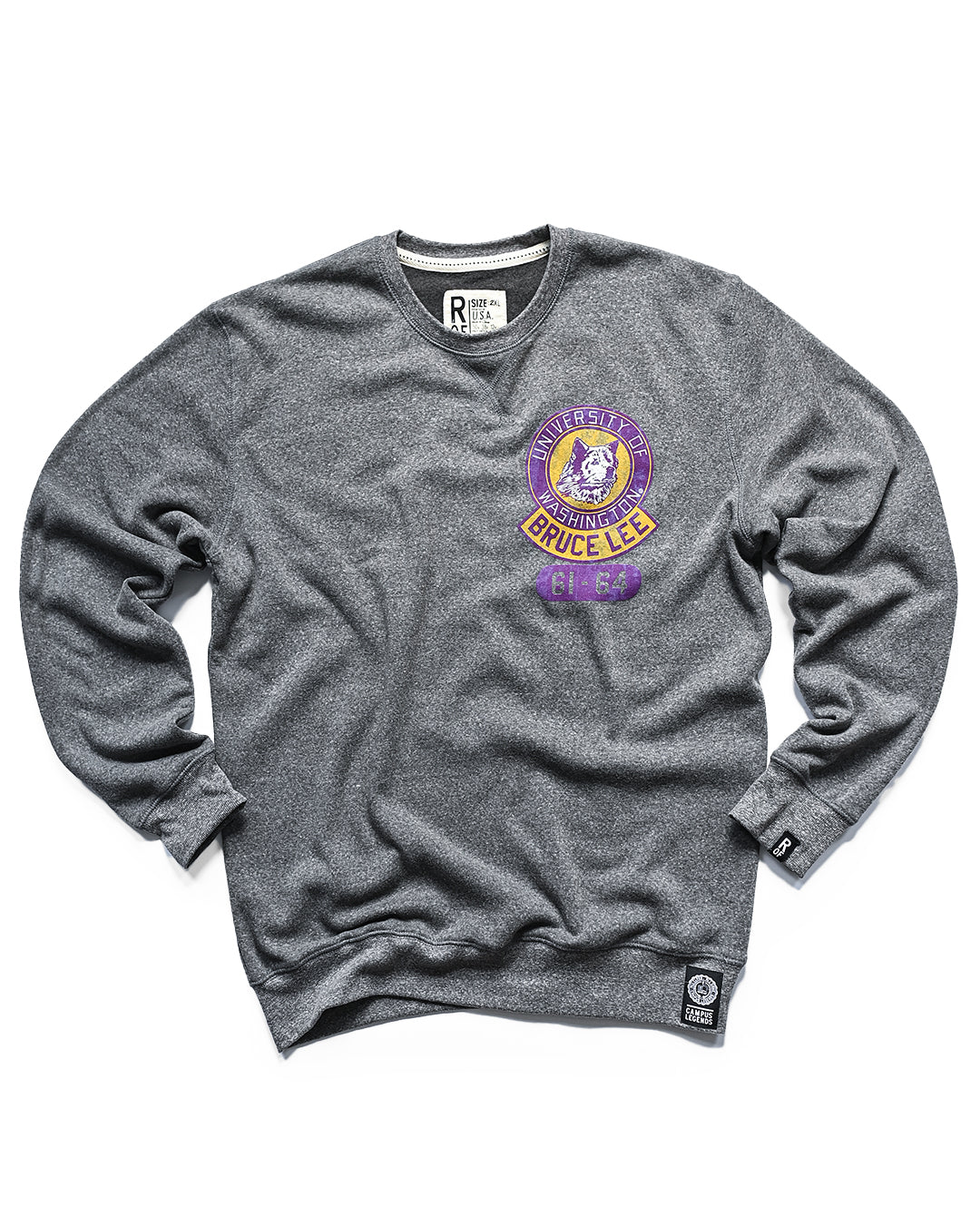 UW - Bruce Lee Student ’61-’64 Grey Sweatshirt