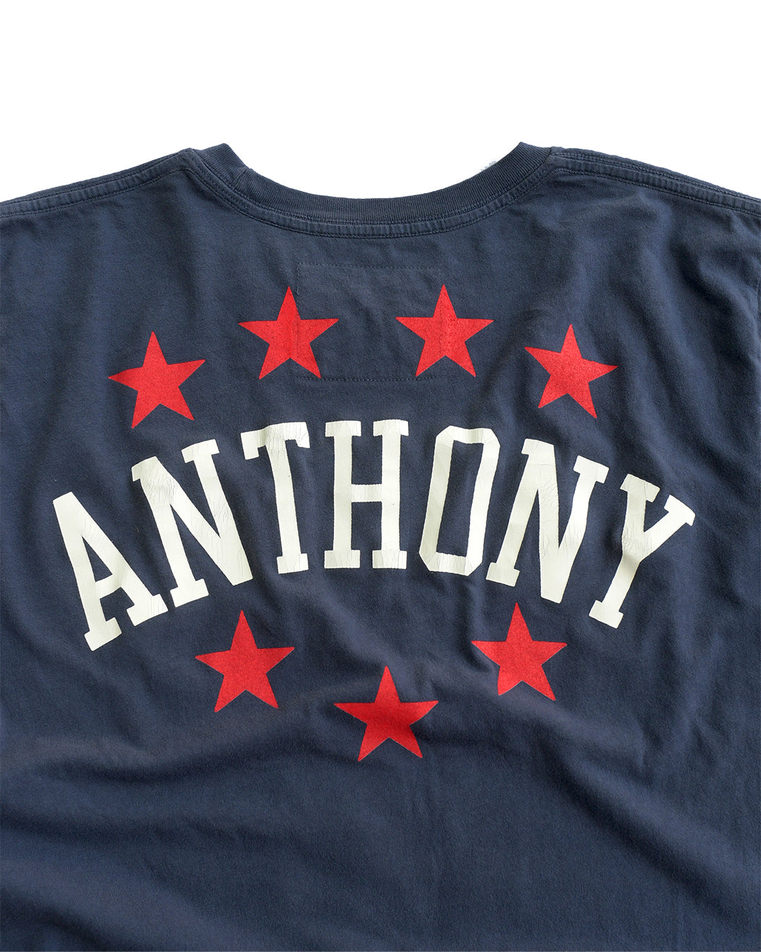 Carmelo Anthony #15 Basketball Navy Tee