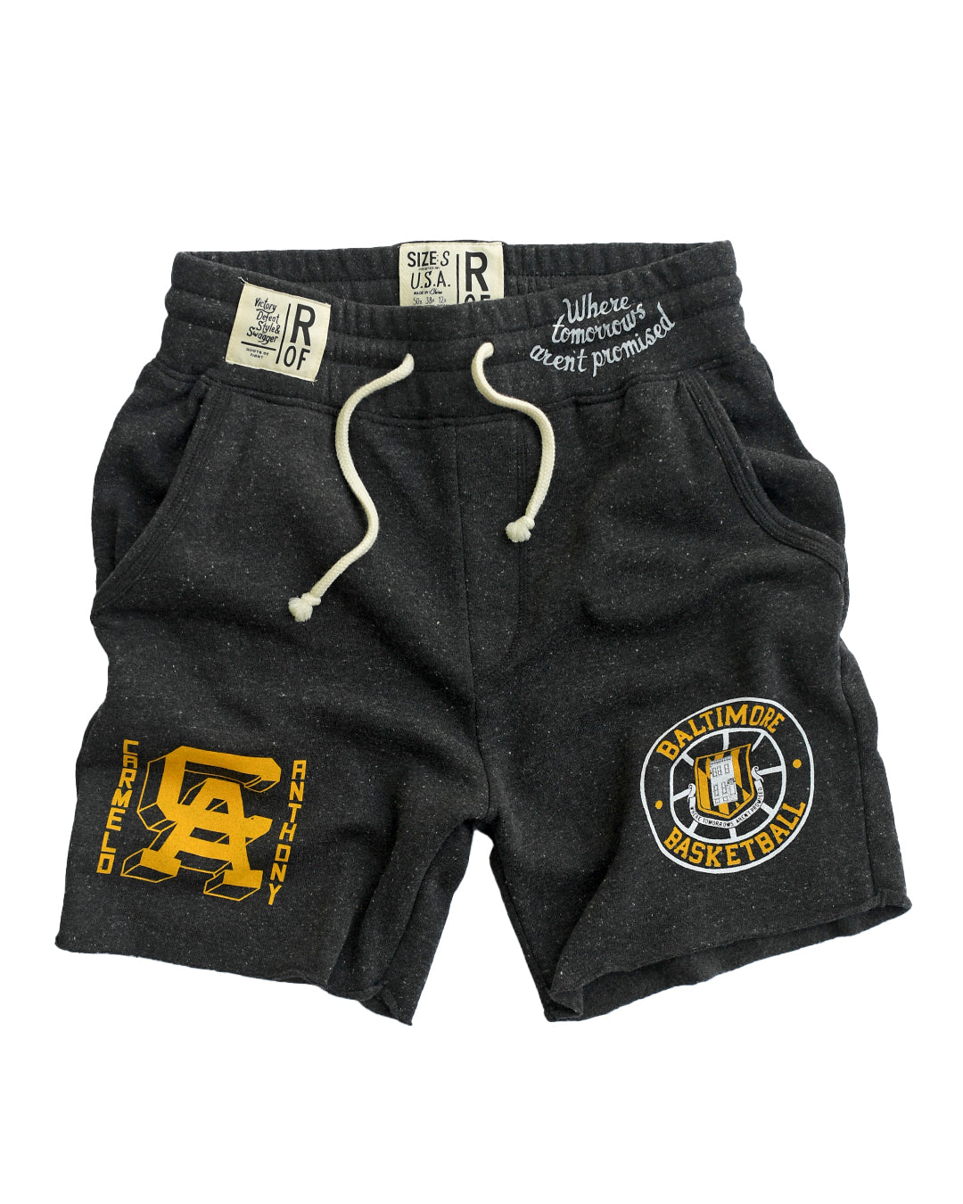 Carmelo Anthony Baltimore Pride Black Shorts