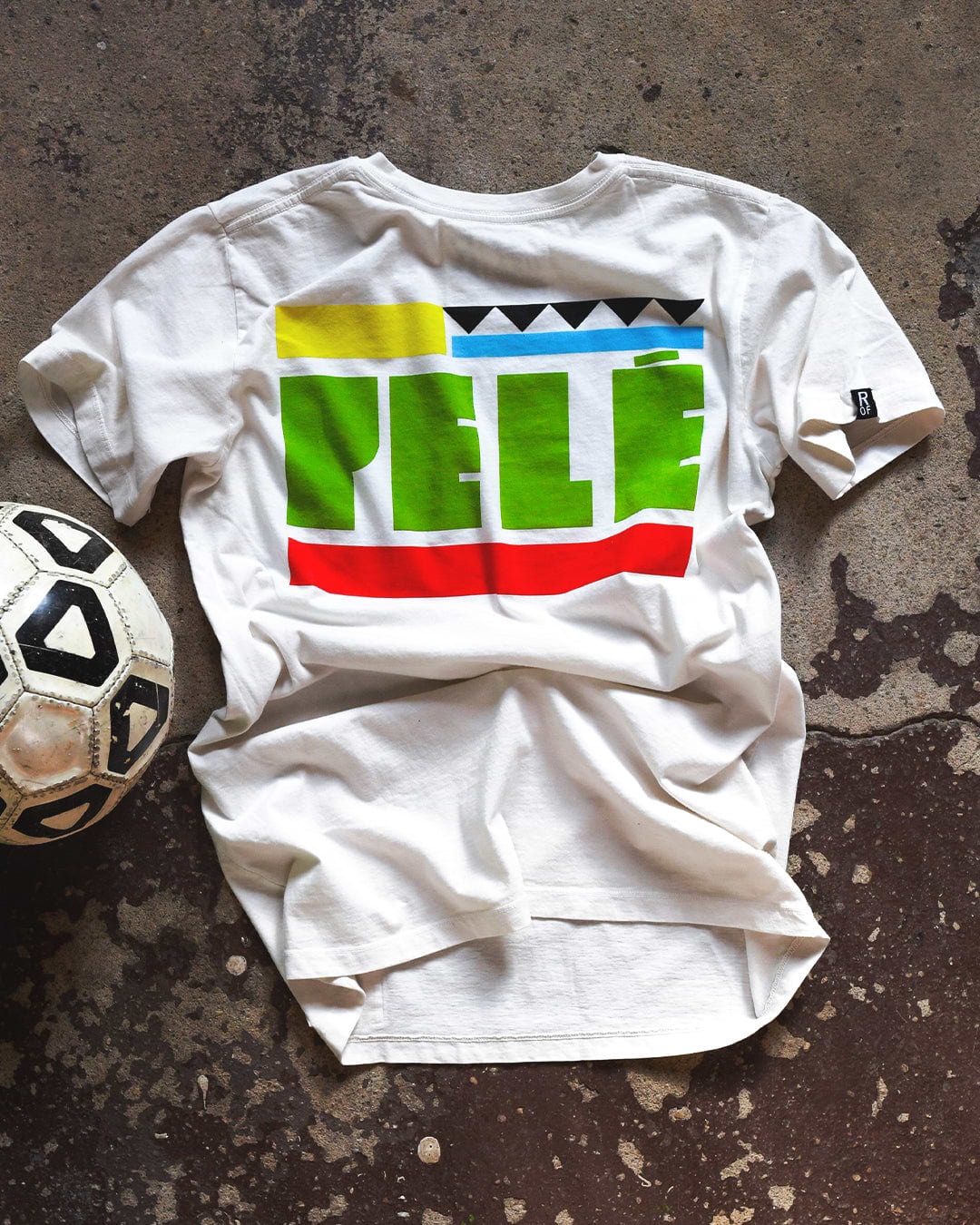 Pelé #10 Brasil White Tee