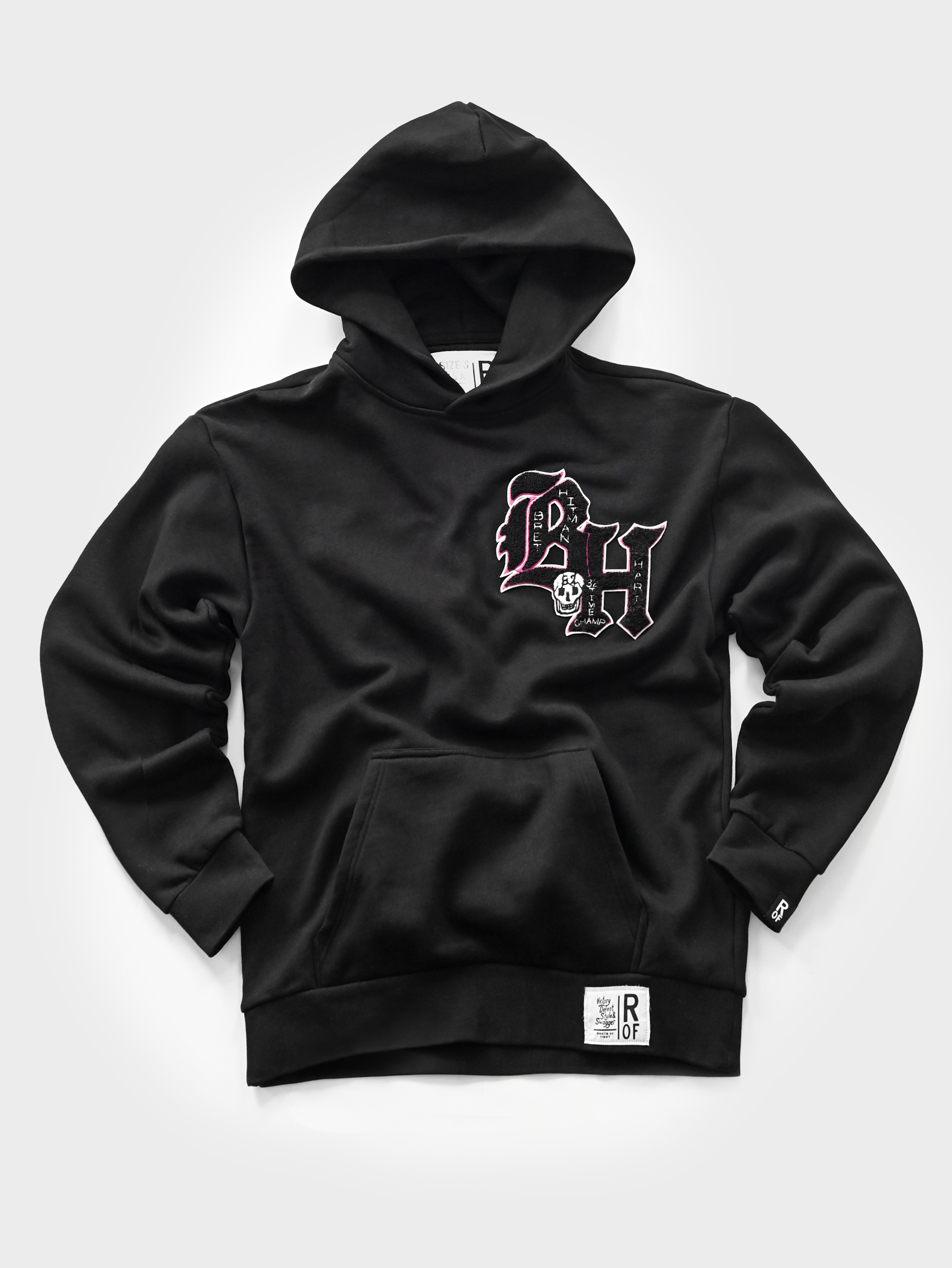Bret Hart Hitman Black PO Heavyweight Hoody
