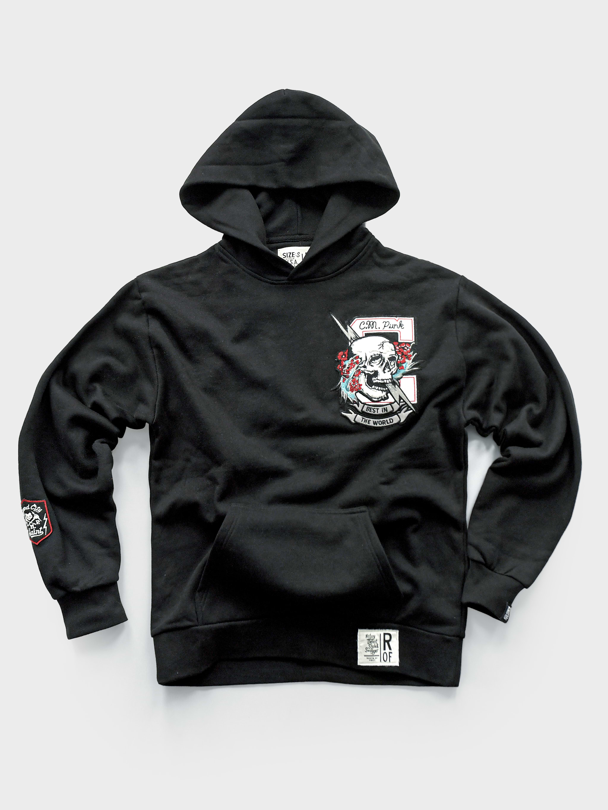 CM Punk BITW Black Heavyweight PO Hoody