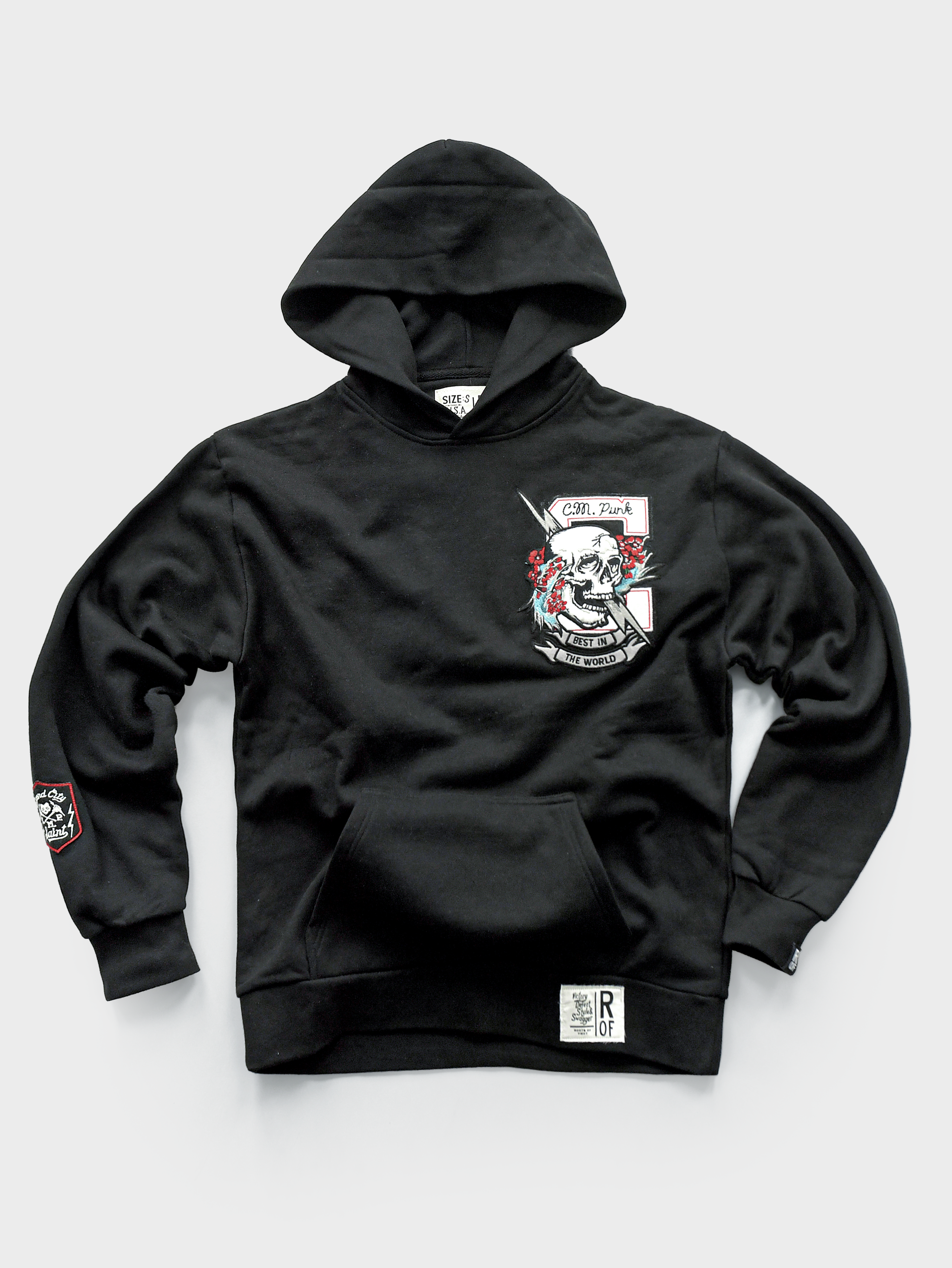 CM Punk BITW Black Heavyweight PO Hoody