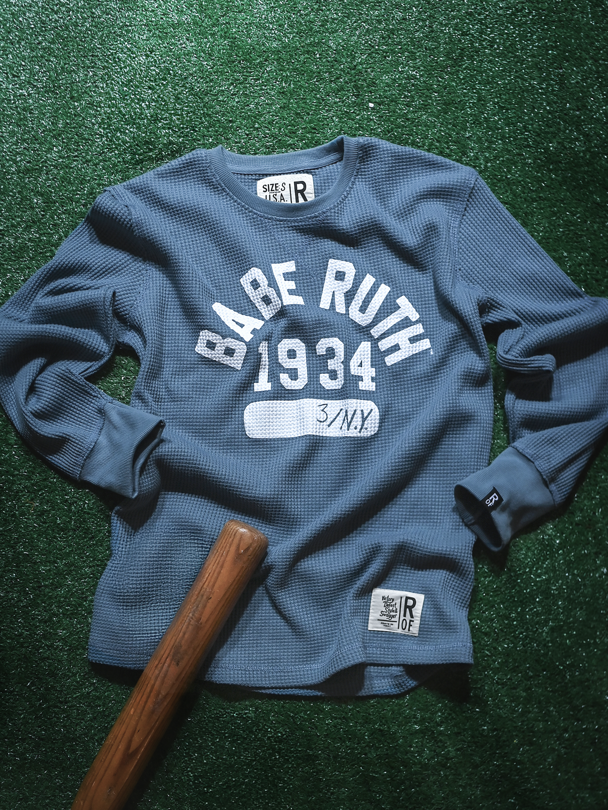 Babe Ruth 1934 NY Slate Blue Thermal