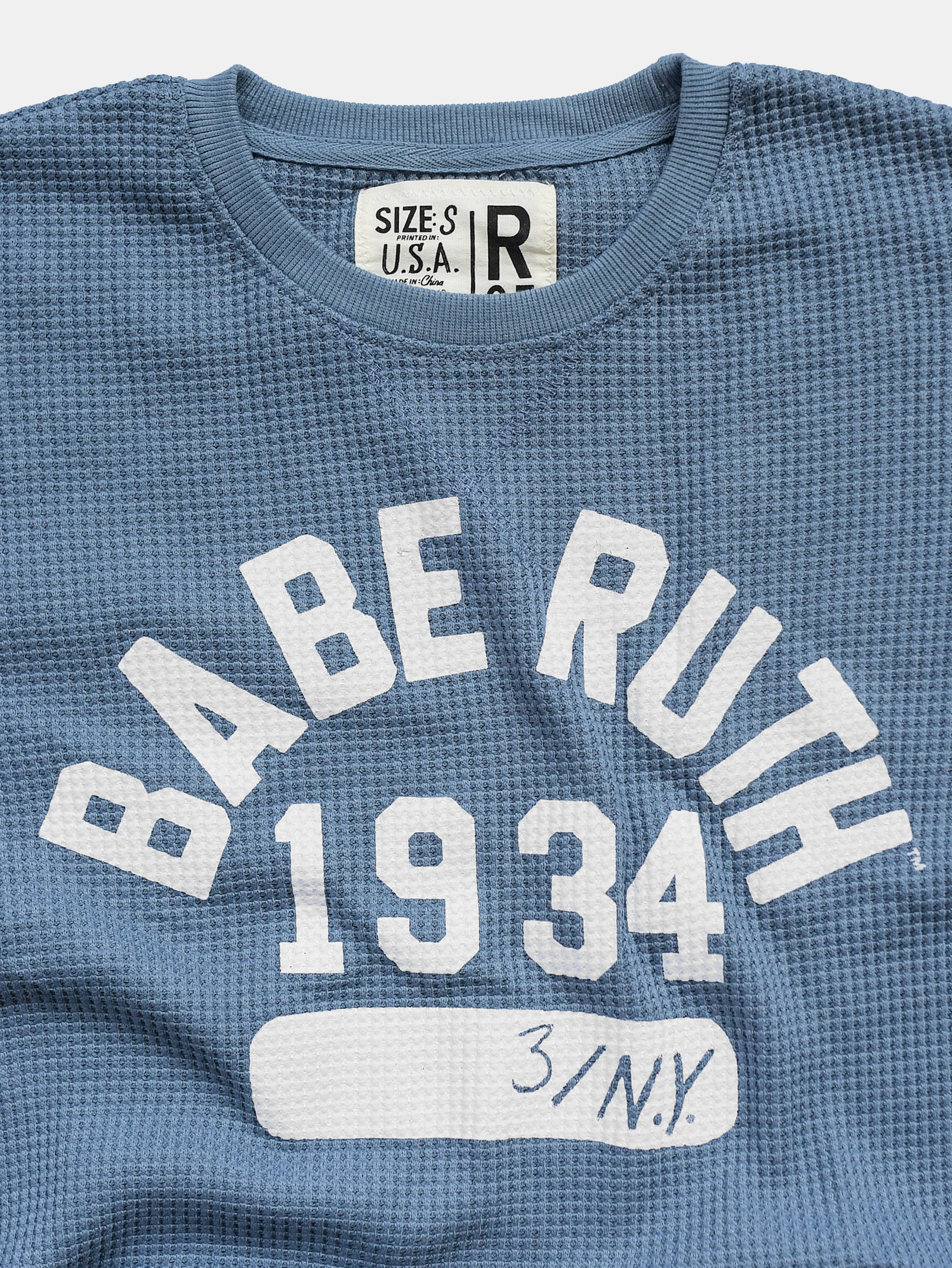Babe Ruth 1934 NY Slate Blue Thermal