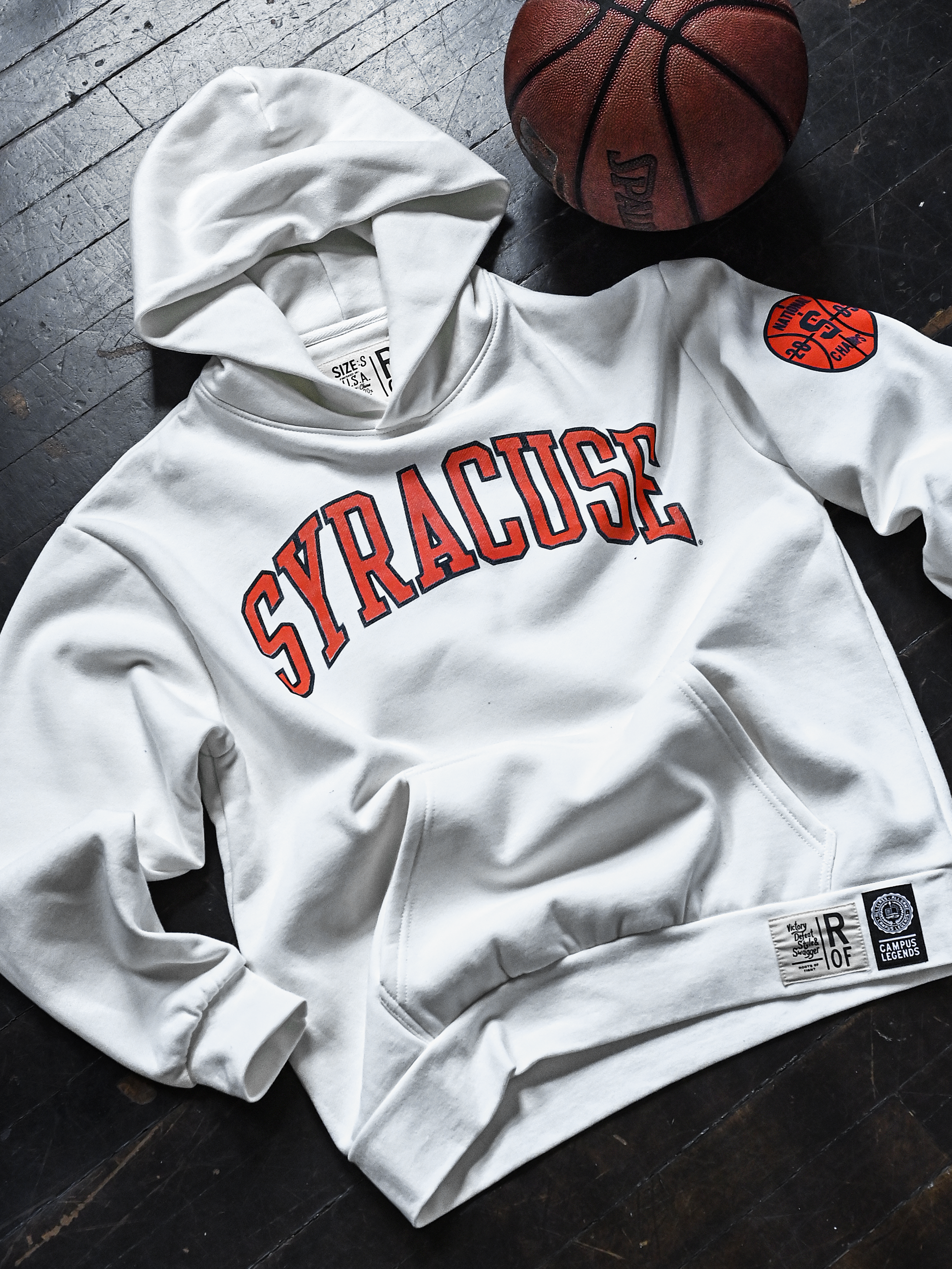 SYR - Carmelo Anthony White Heavyweight PO Hoody