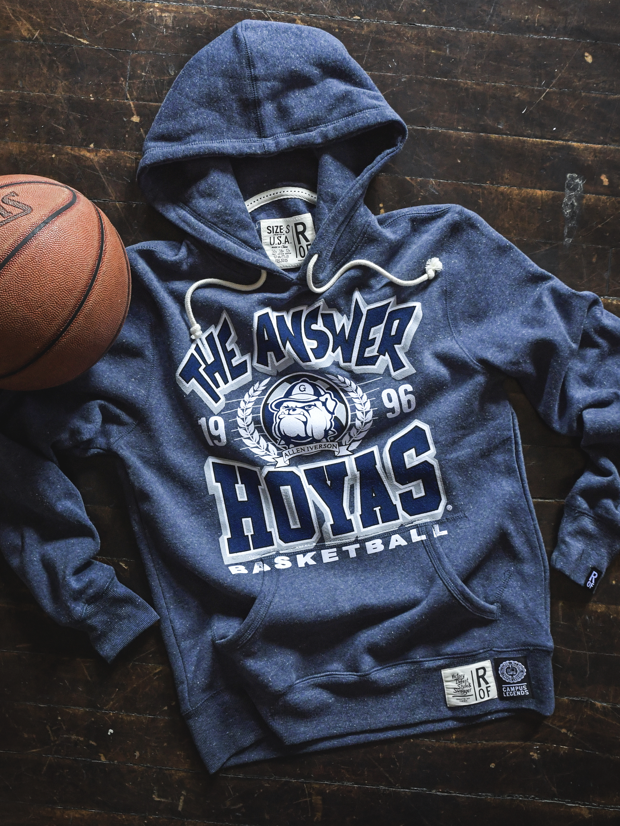 GU - Allen Iverson The Answer '96 Navy PO Hoody