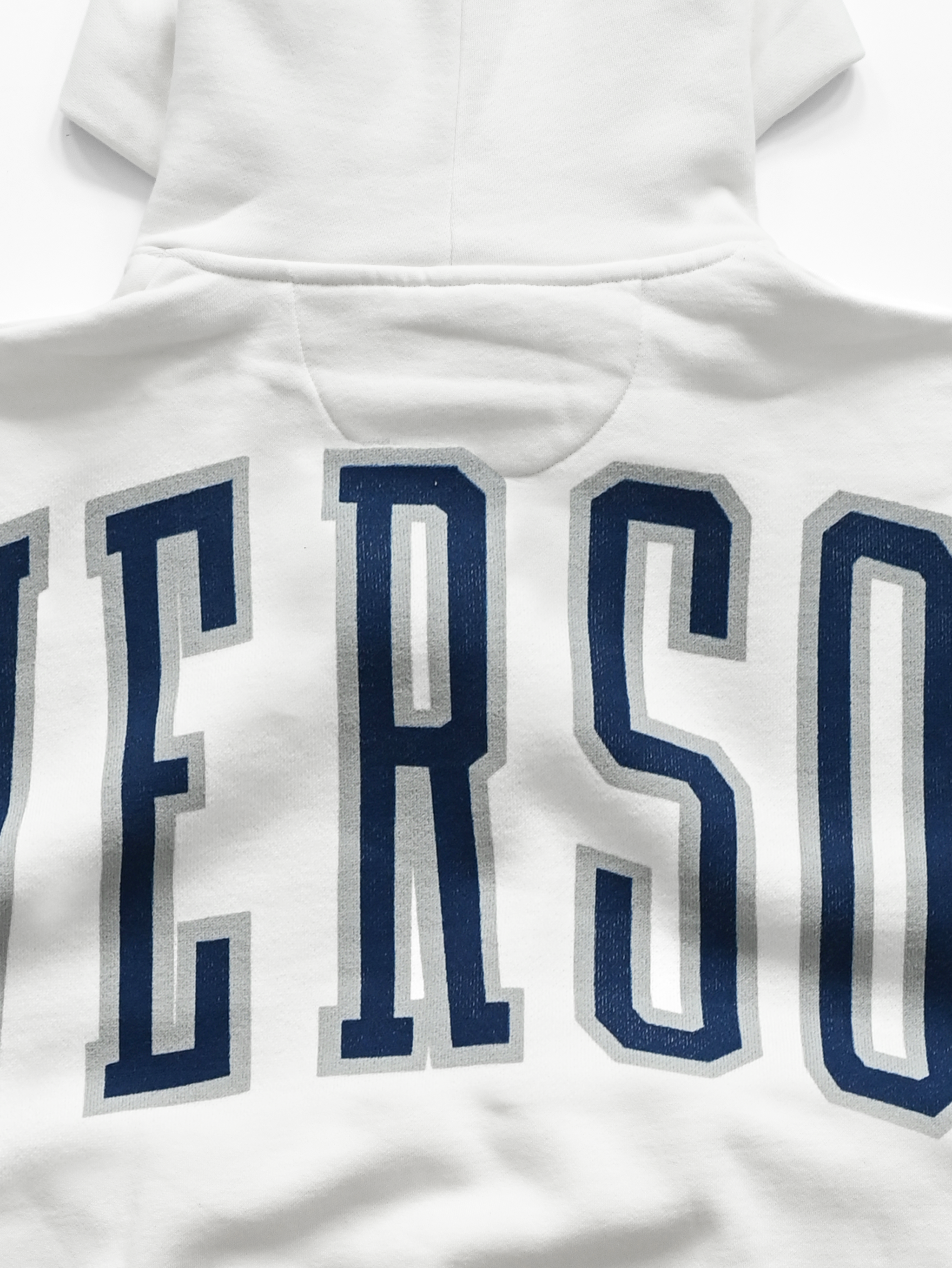 GU - Allen Iverson Hoyas White Heavyweight PO Hoody