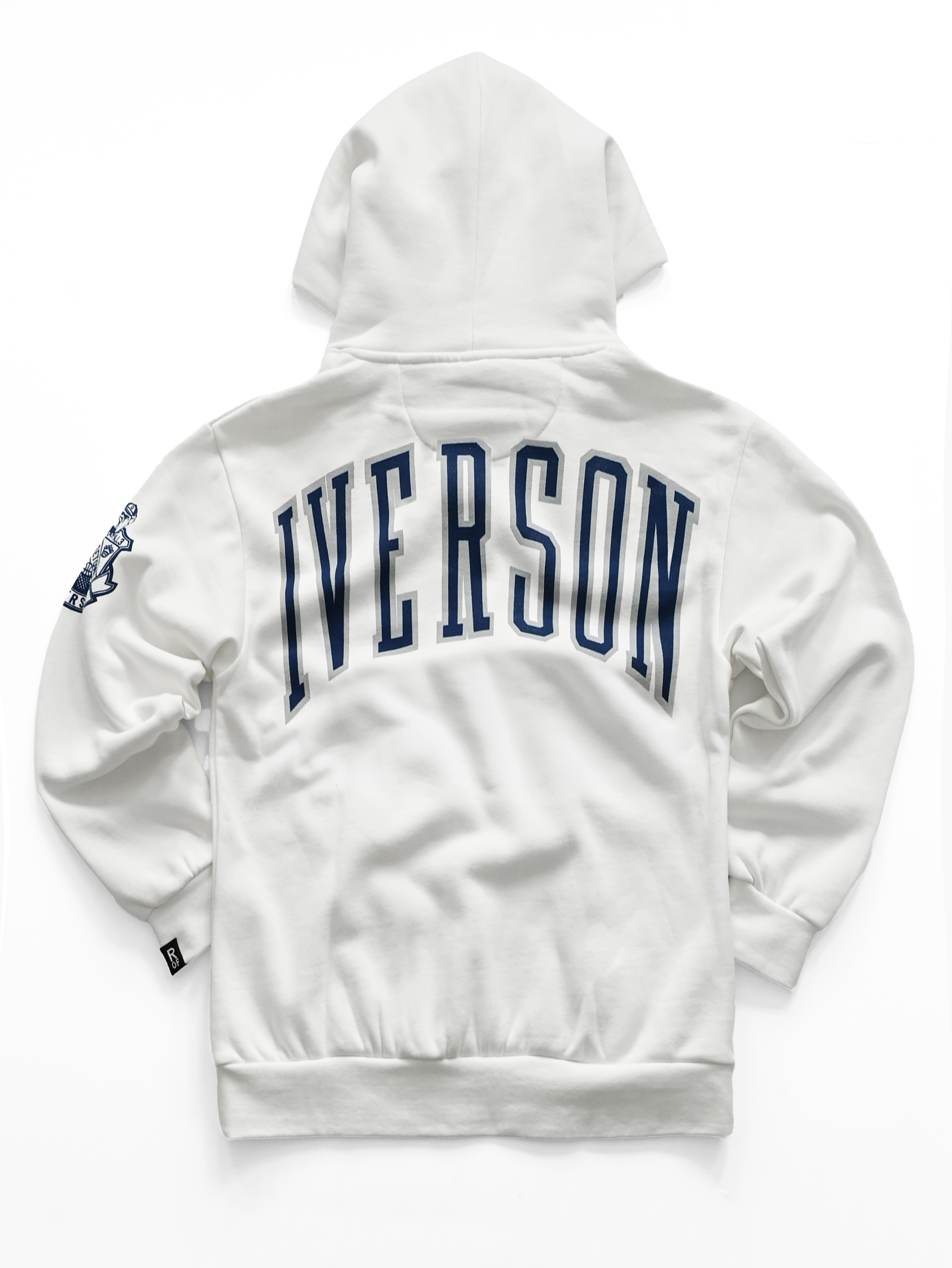GU - Allen Iverson Hoyas White Heavyweight PO Hoody