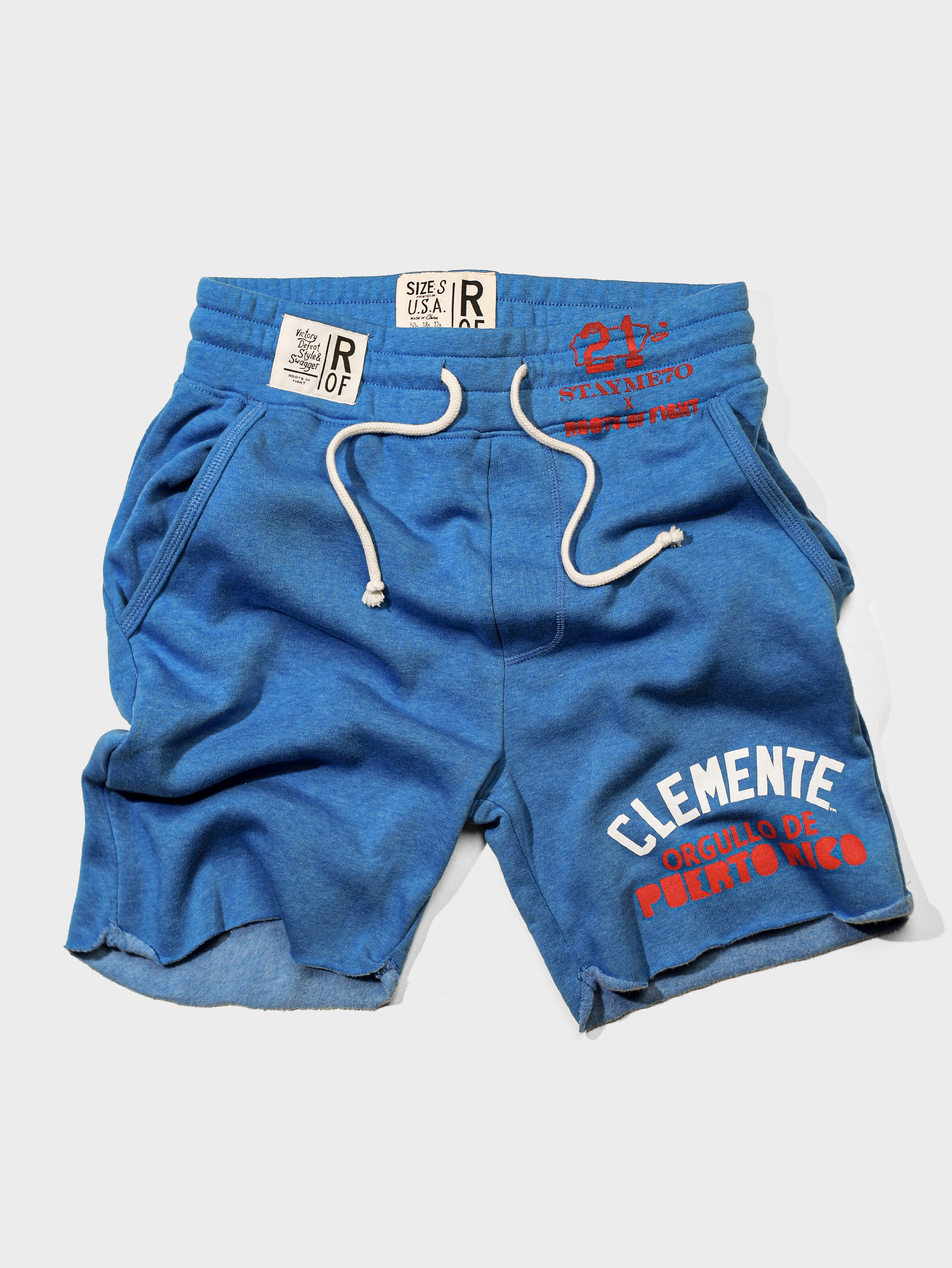 StayMe7o x Clemente Blue Shorts
