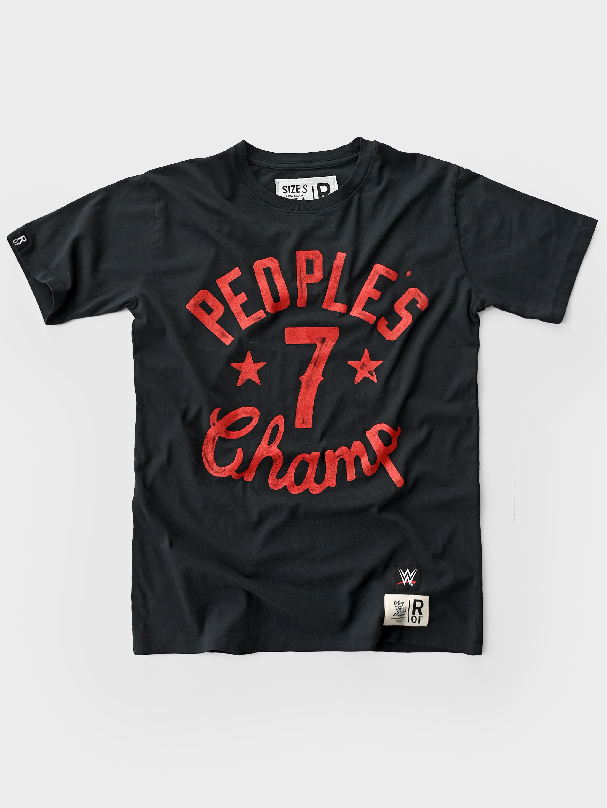 The Rock People's Champ Black Tee