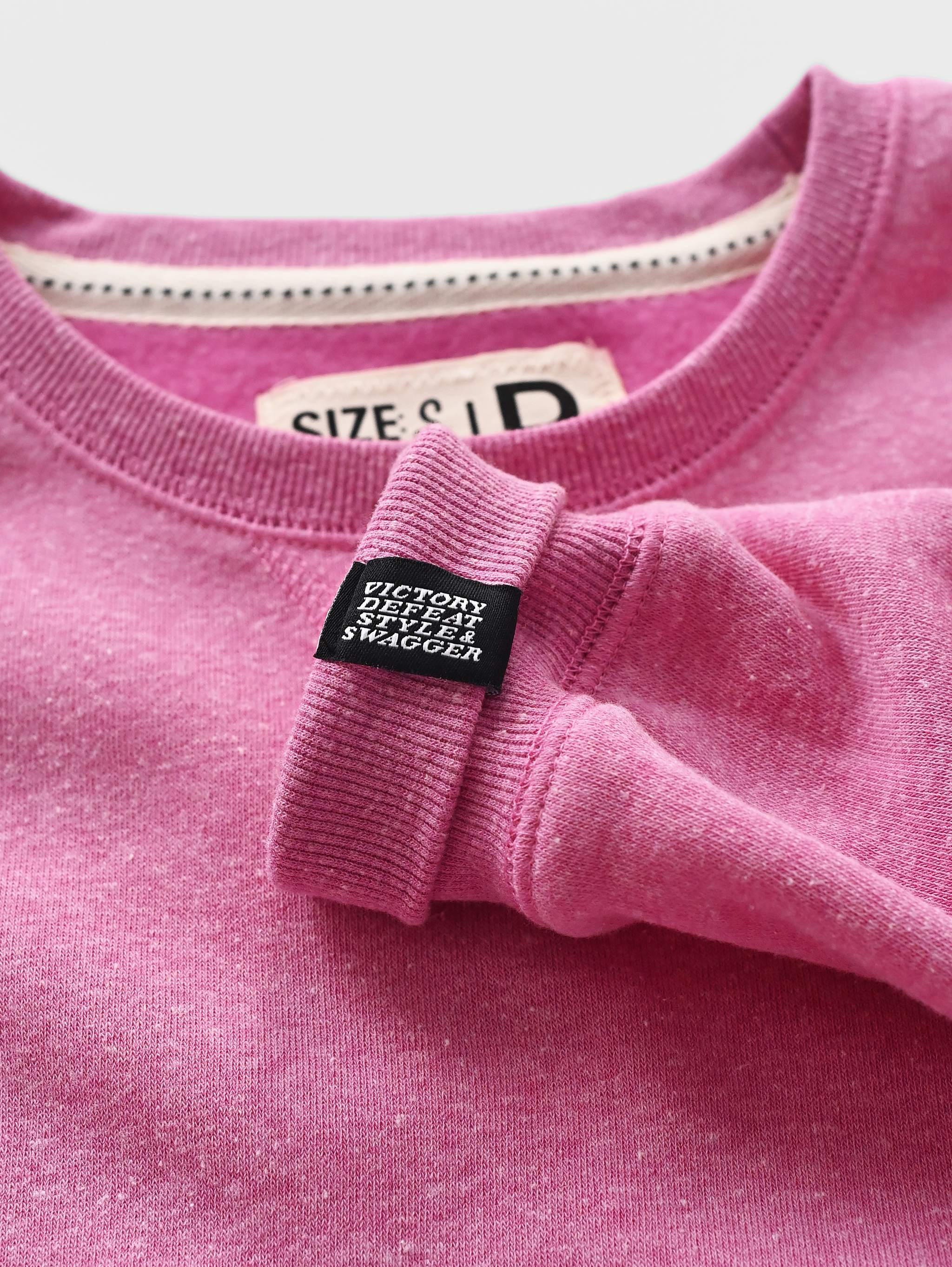 Supersoft Midweight Heather Pink Sweatshirt