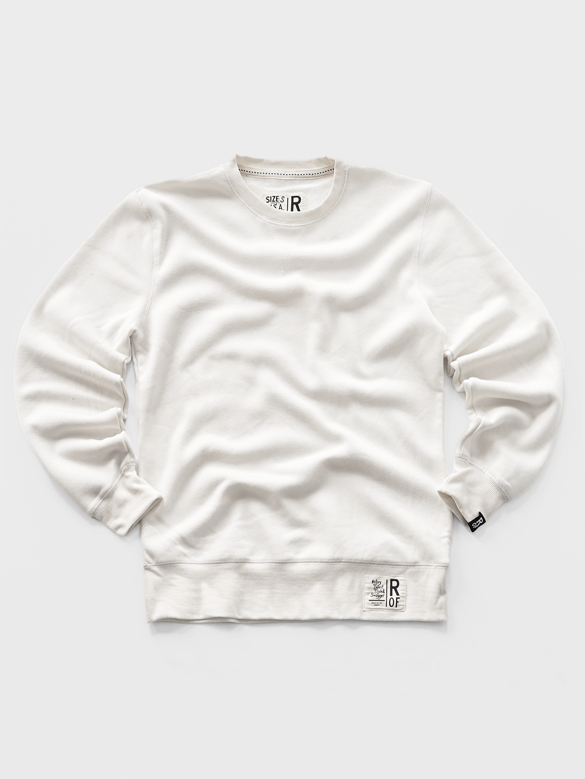 Supersoft Midweight Vinage White Sweatshirt