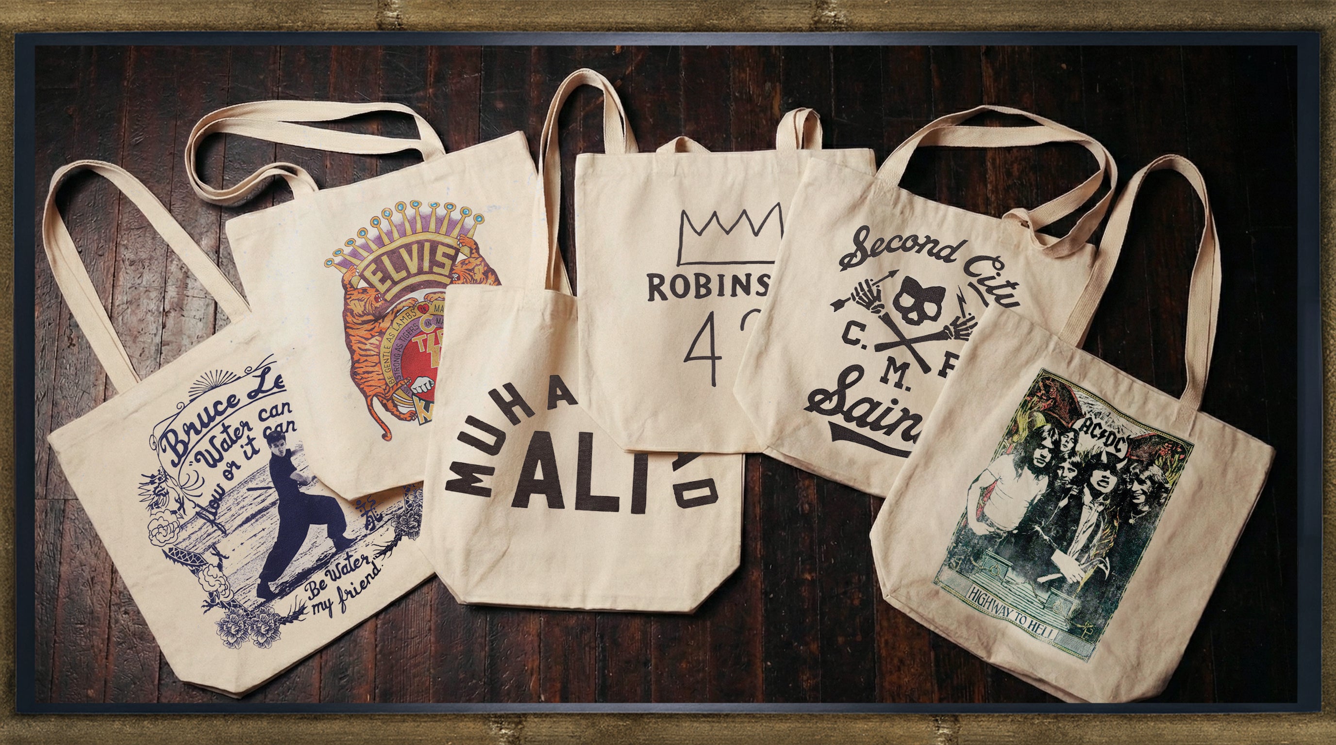 AC/DC Highway To Hell Ivory Tote Bag