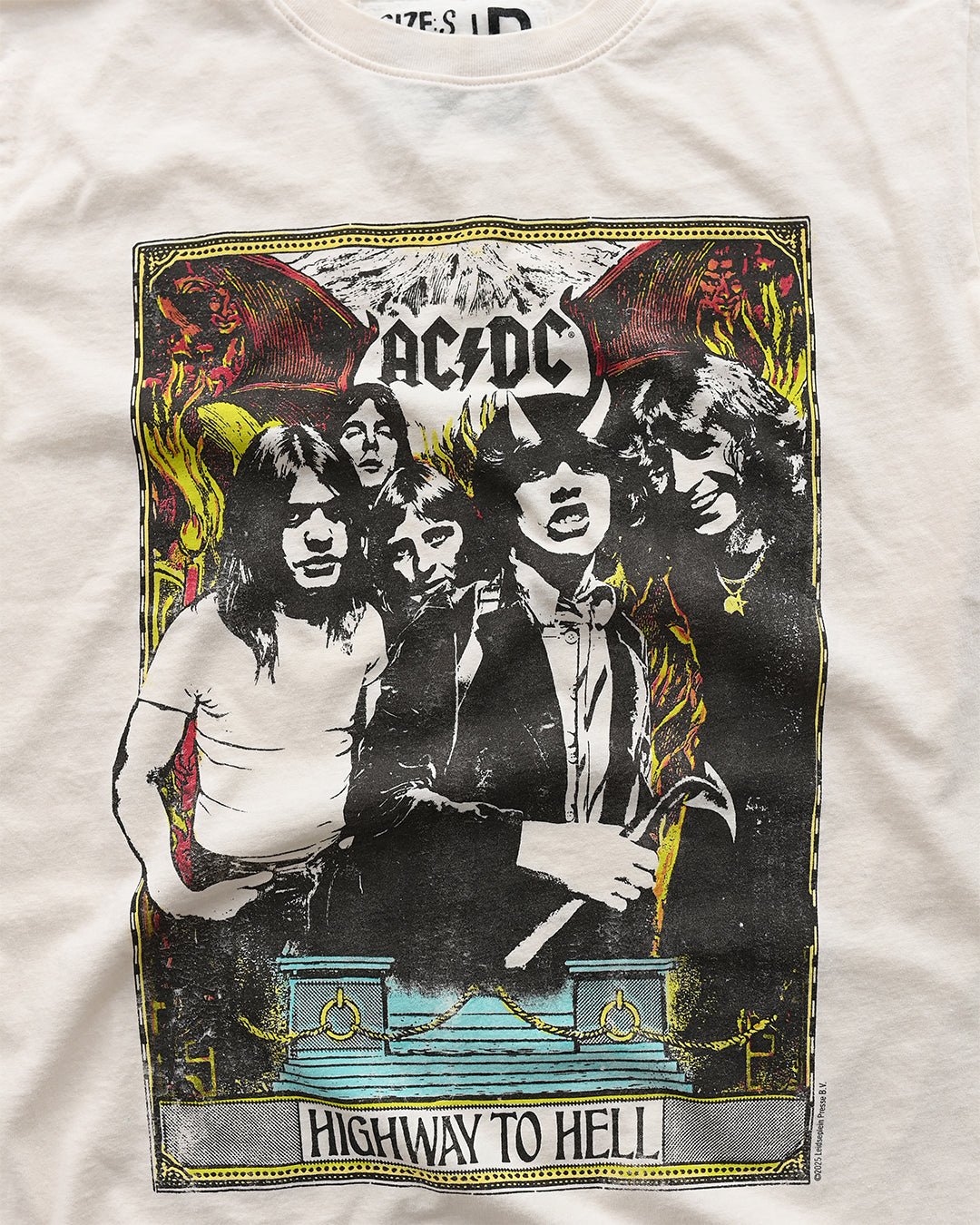 AC/DC Highway To Hell Photo White Tee - Roots of Fight