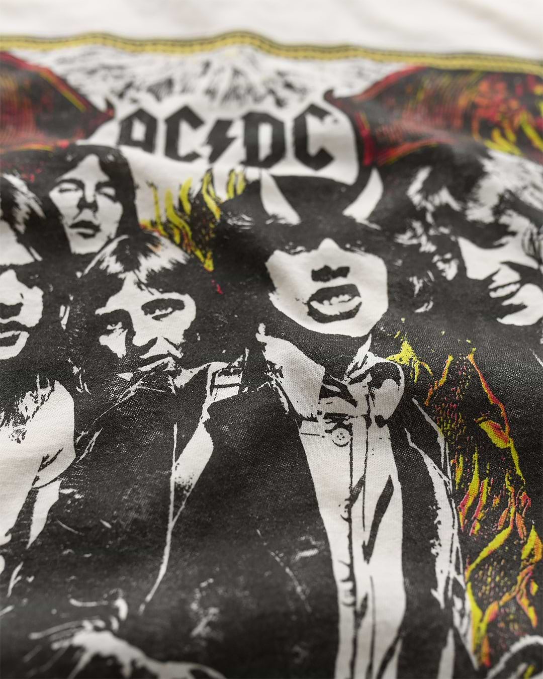 AC/DC Highway To Hell Photo White Tee - Roots of Fight