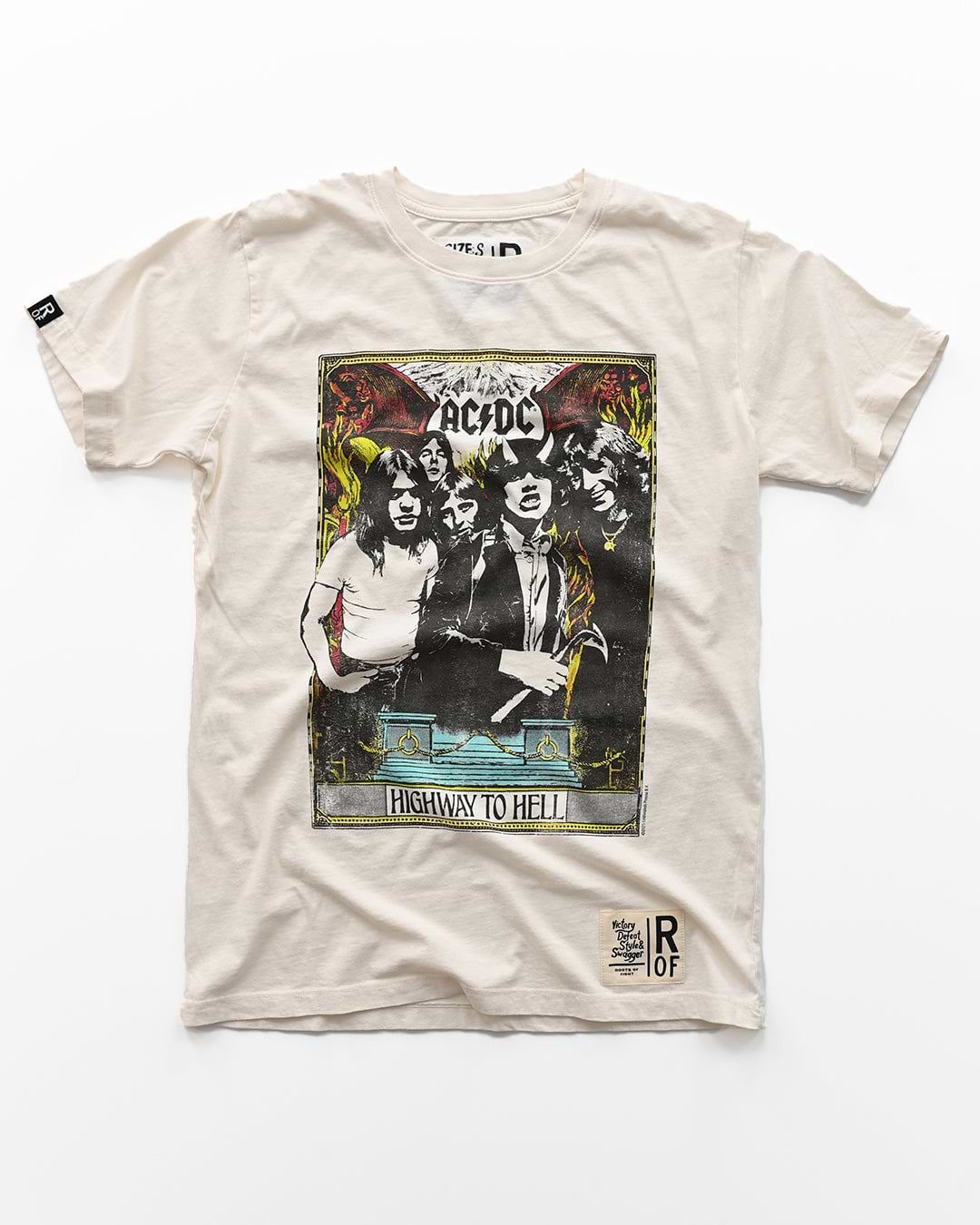 AC/DC Highway To Hell Photo White Tee - Roots of Fight