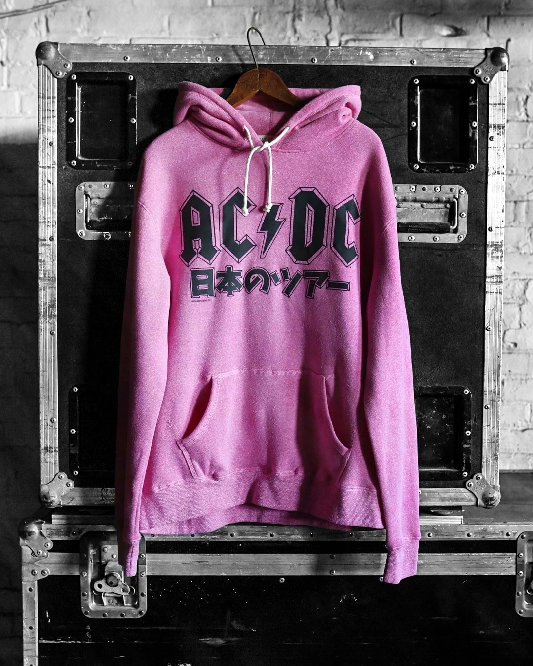 AC/DC Japan Tour Pink Hoody - Roots of Fight