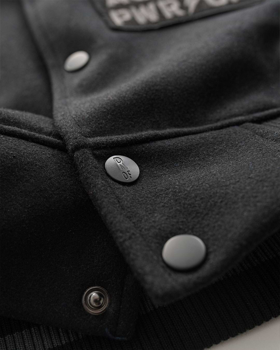 AC/DC Through The Eras Black Varsity Jacket - Roots of Fight