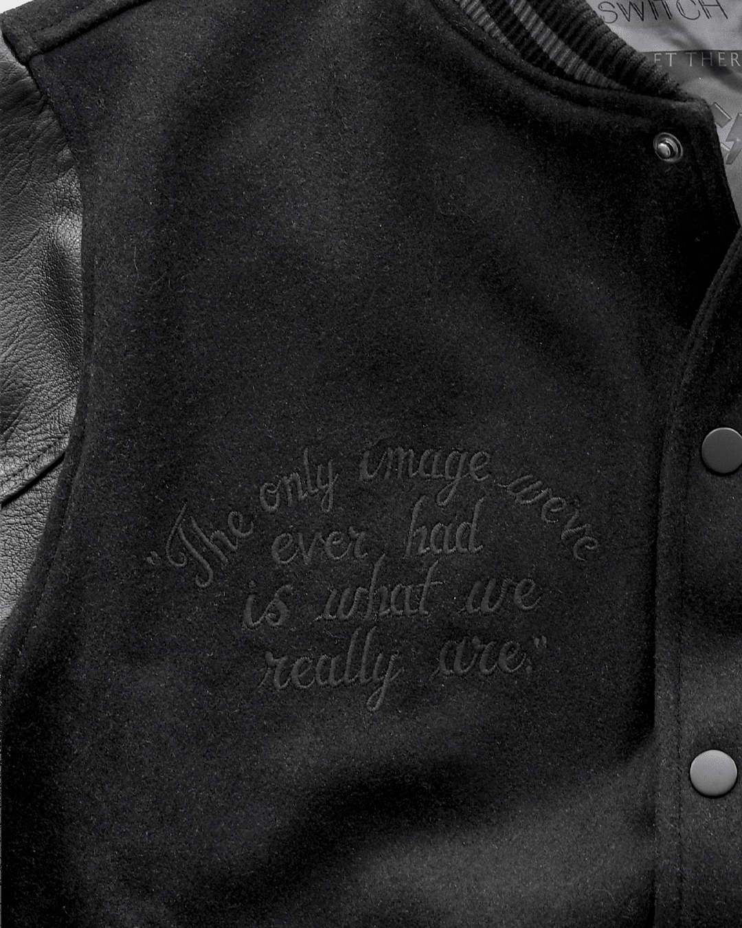 AC/DC Through The Eras Black Varsity Jacket - Roots of Fight