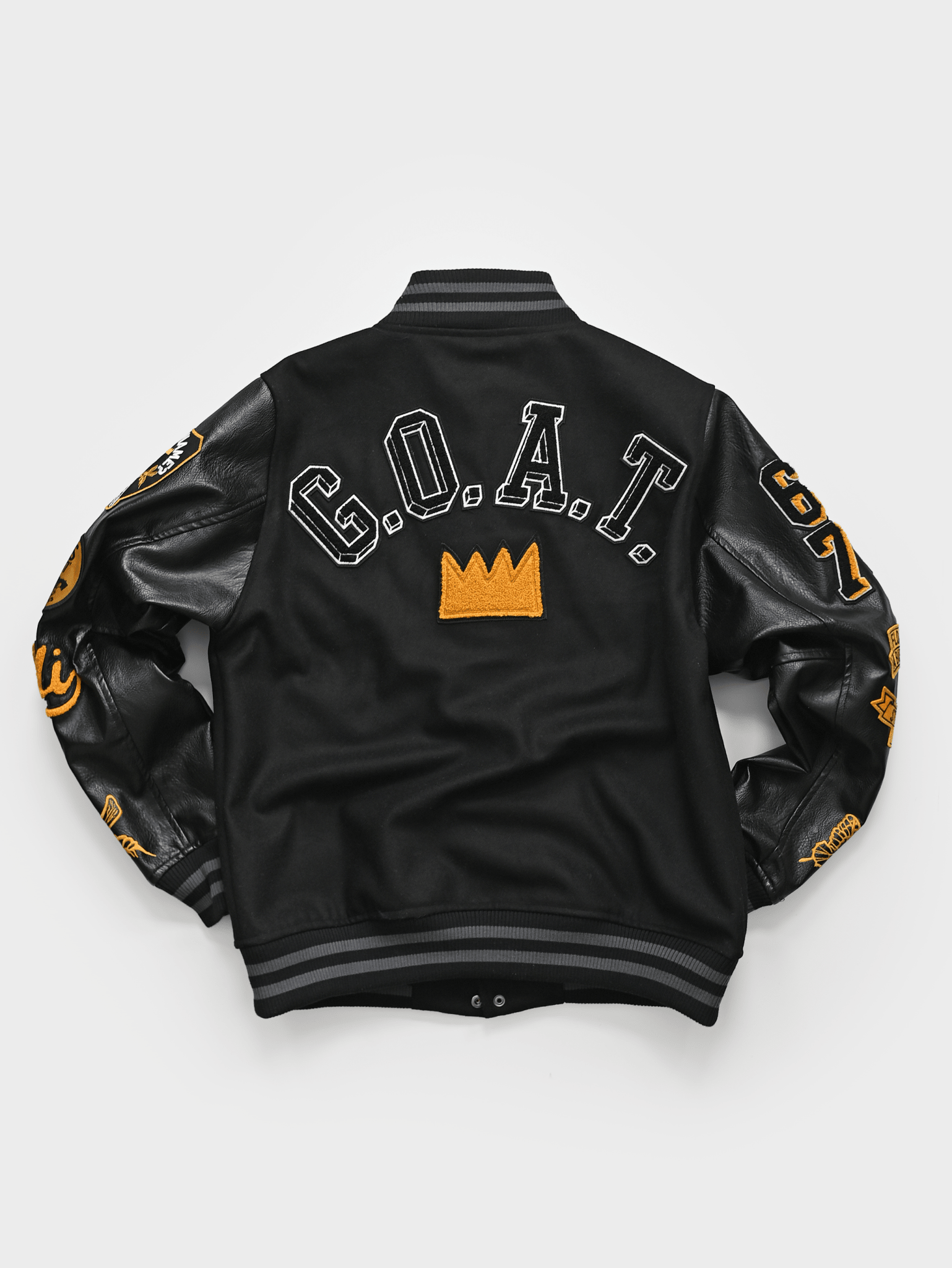 Ali Champ Is Back Black Varsity Jacket - Roots of Fight