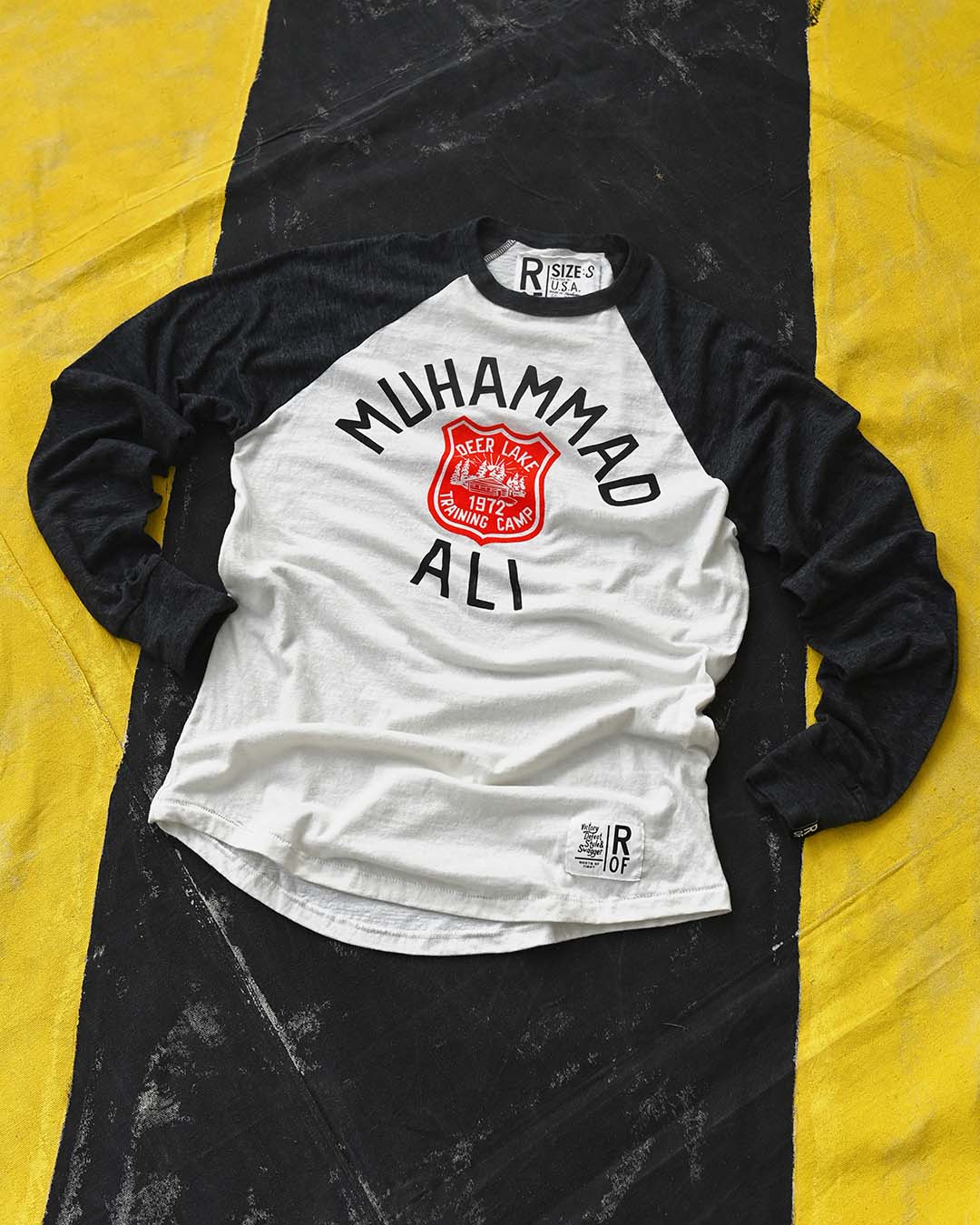 Ali Deer Lake Quote Black Raglan - Roots of Fight