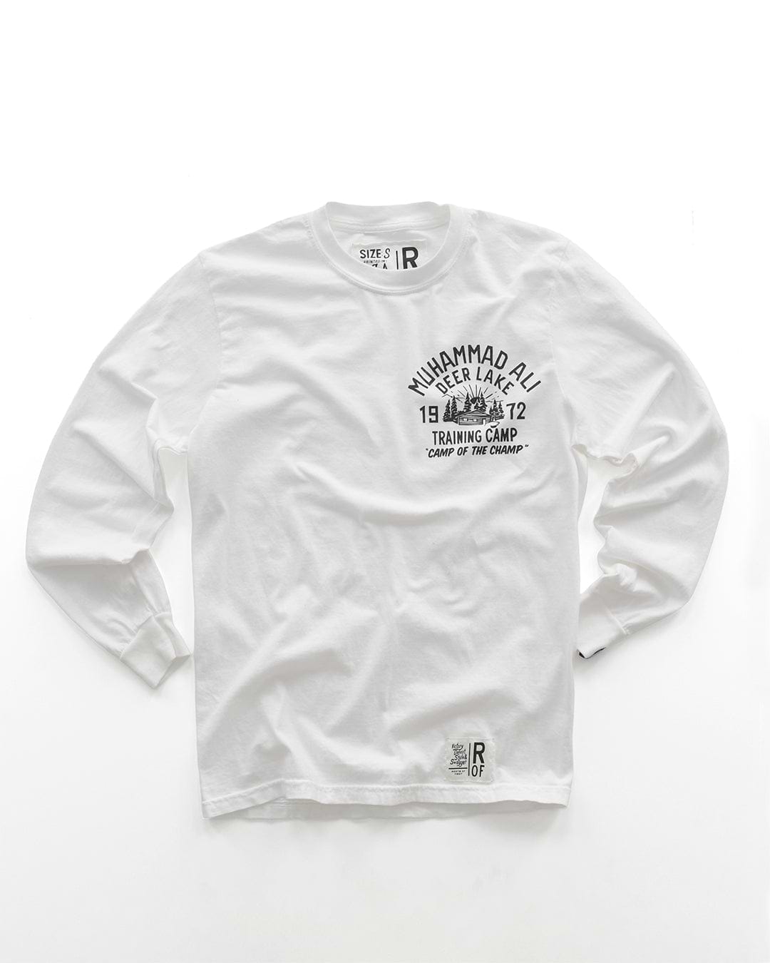 Ali Deer Lake White Long Sleeve Tee - Roots of Fight