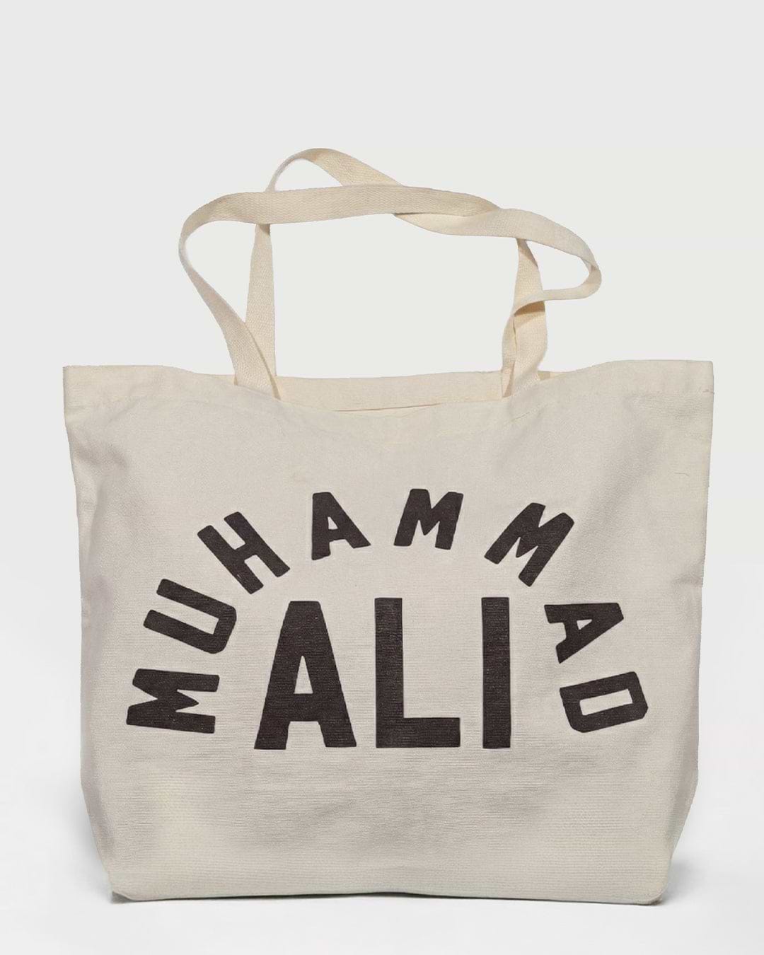 Ali Float Like A Butterfly Ivory Tote Bag - Roots of Fight