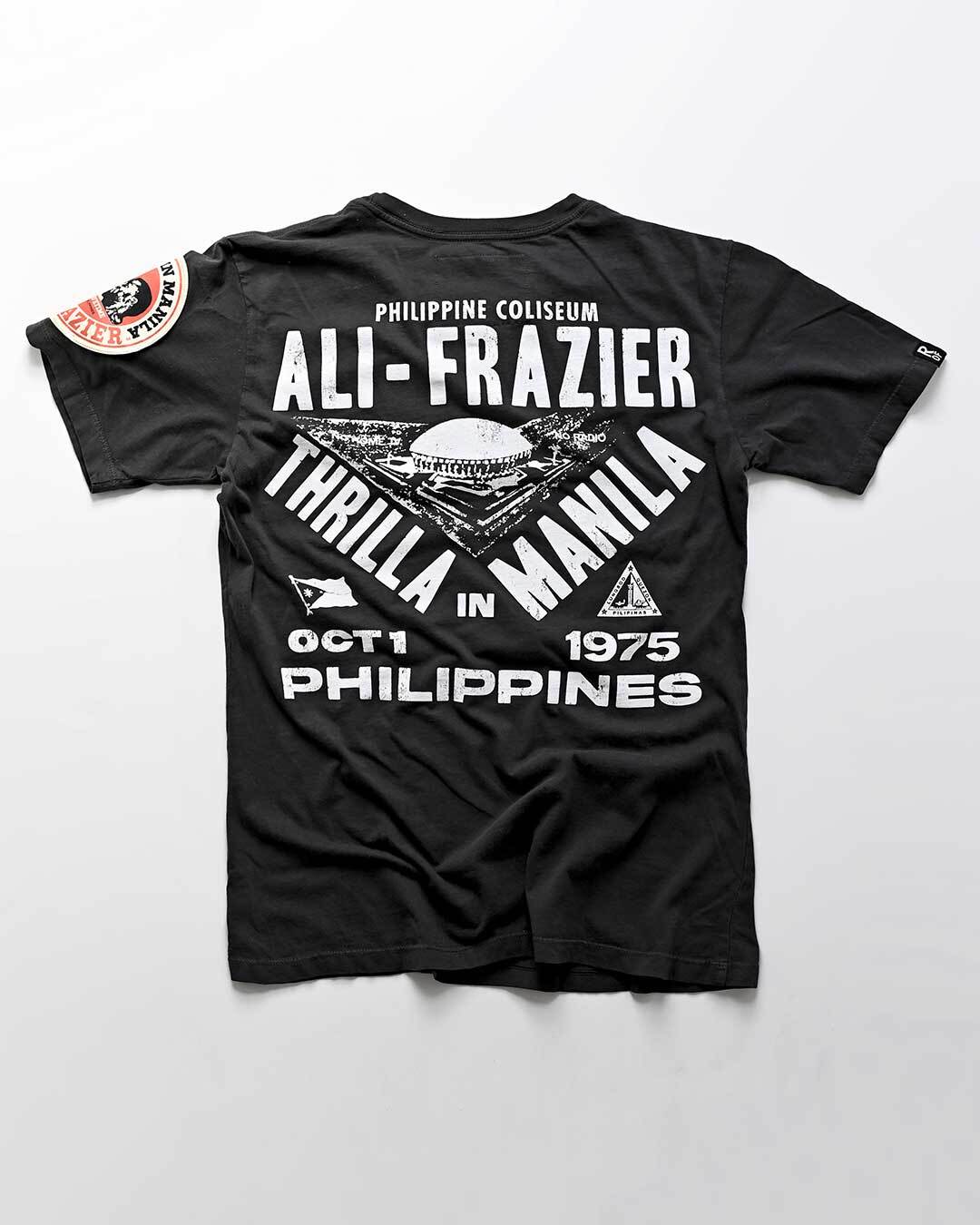 Ali - Frazier Thrilla in Manila Black Tee - Roots of Fight