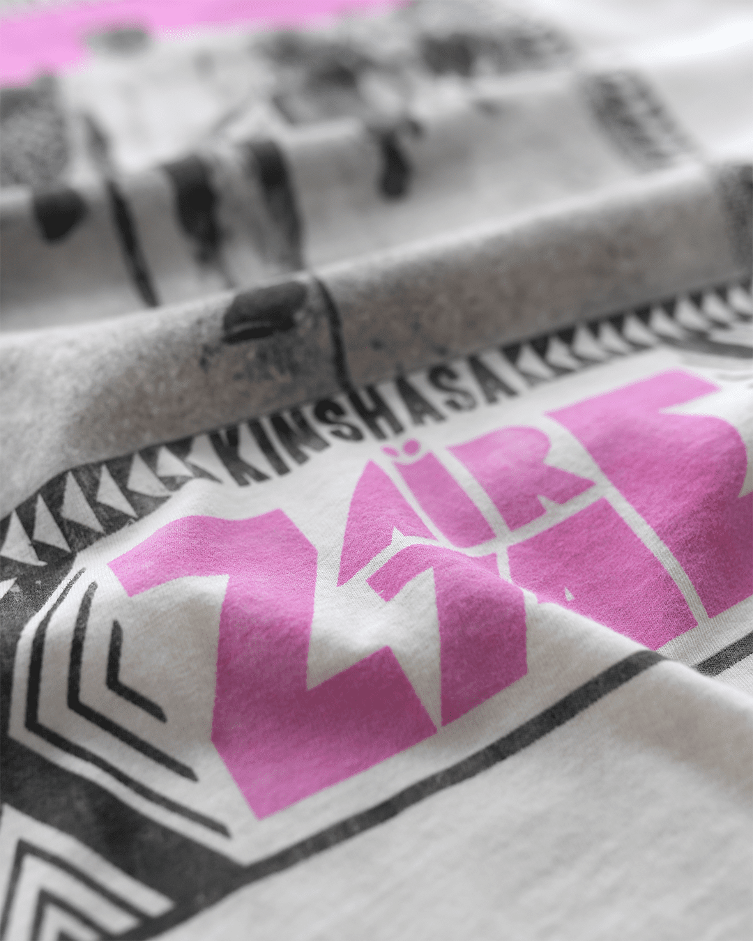 Ali Kinshasa Zaire '74 White Tee - Roots of Fight