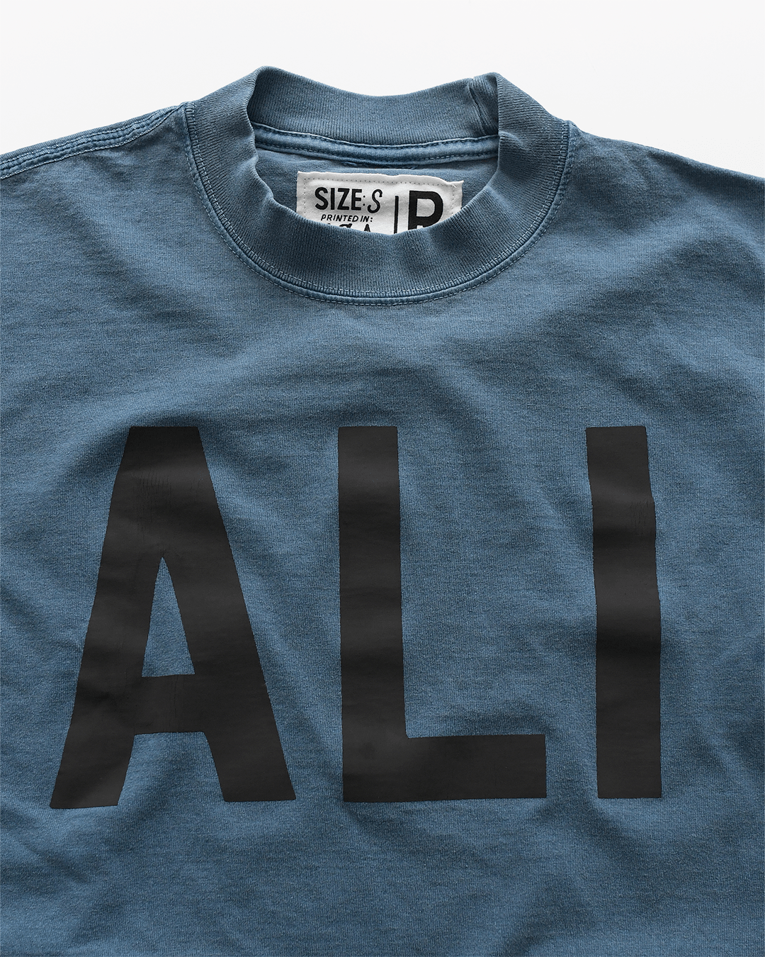 Ali Legacy Denim Heavyweight Tee - Roots of Fight