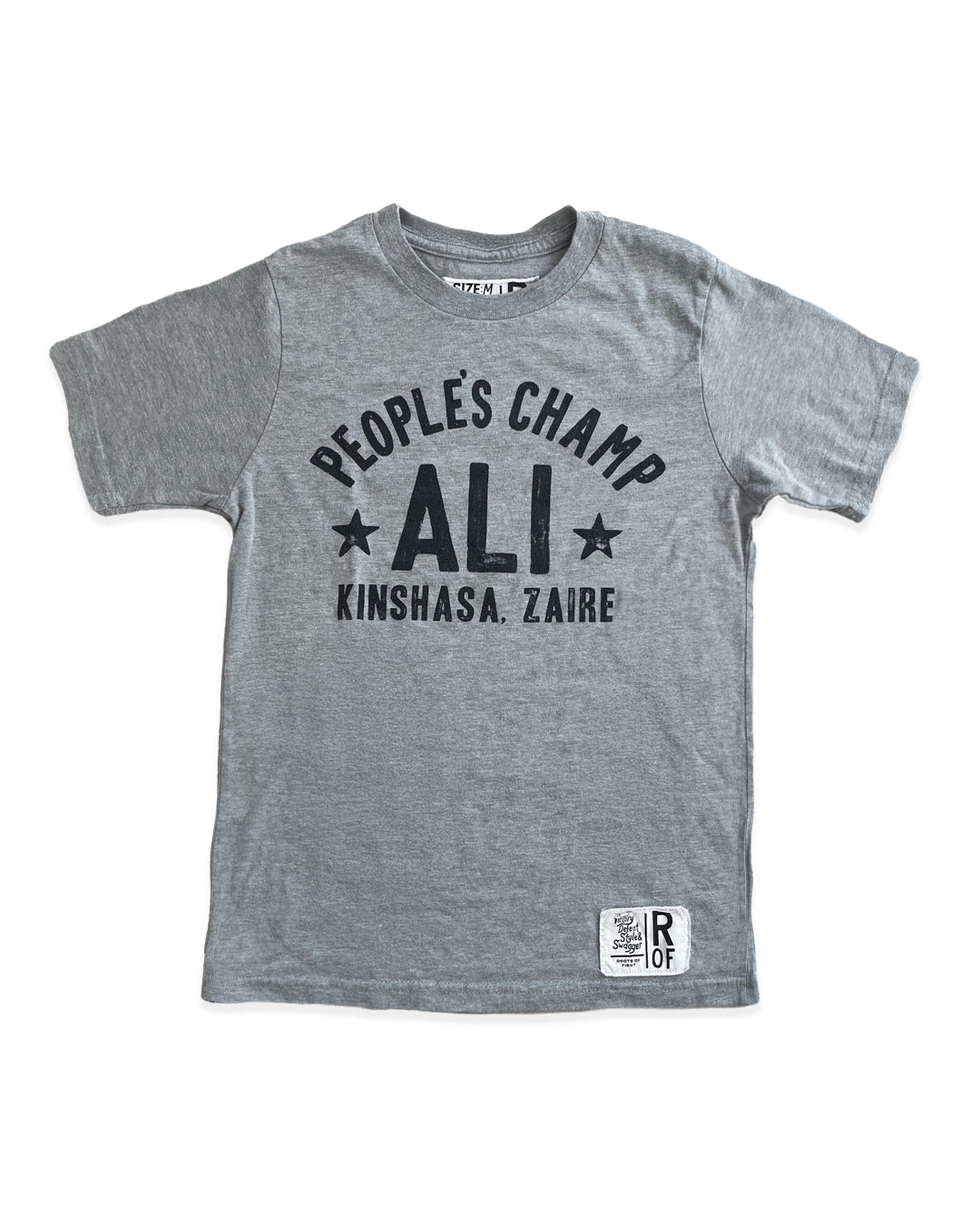 Ali Rumble Quote Grey Kid&#39;s Tee - Roots of Fight