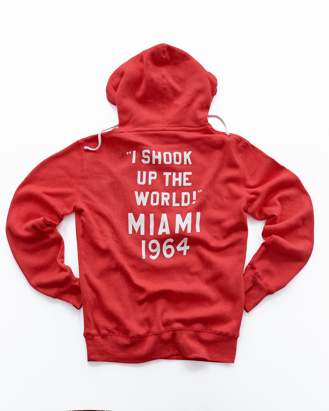 Ali Shook Up The World '64 Red PO Hoody - Roots of Fight