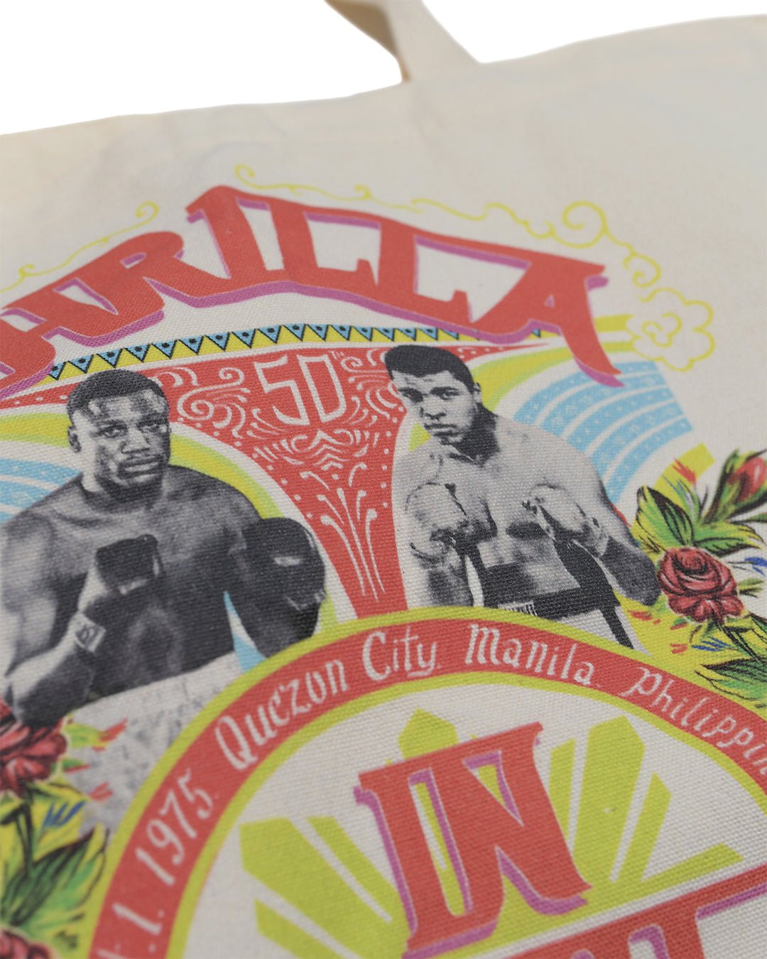 Ali Thrilla in Manila Ivory Tote Bag - Roots of Fight