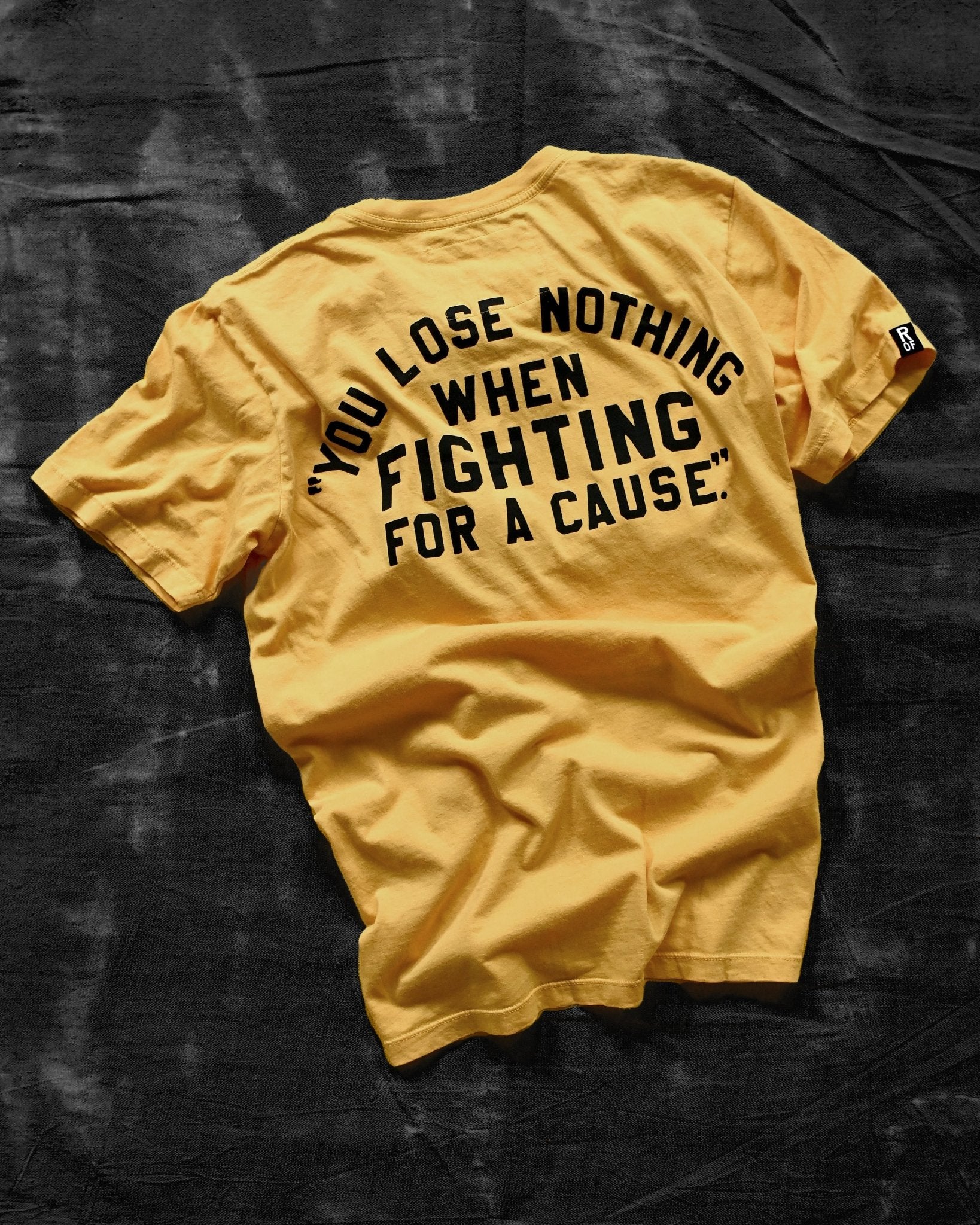 Ali &#39;You Lose Nothing&#39; Gold Tee - Roots of Fight