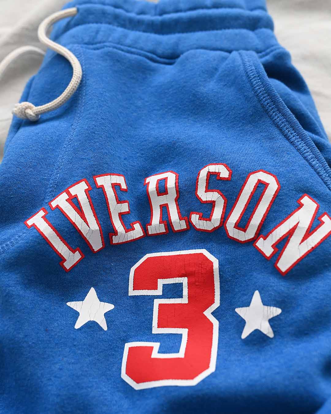Allen Iverson #3 Blue Sweatpants - Roots of Fight